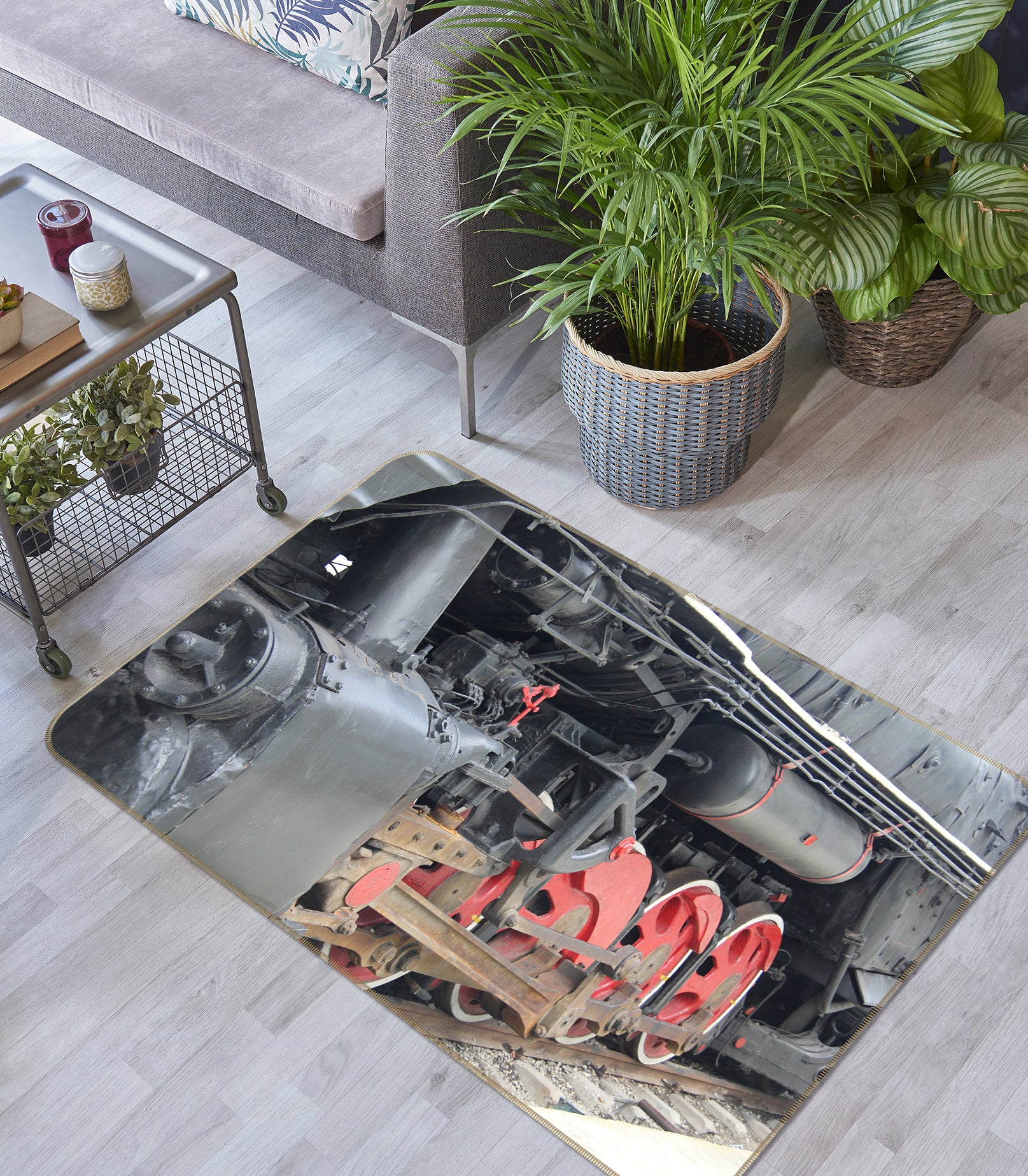 3D Train 38234 Vehicle Non Slip Rug Mat