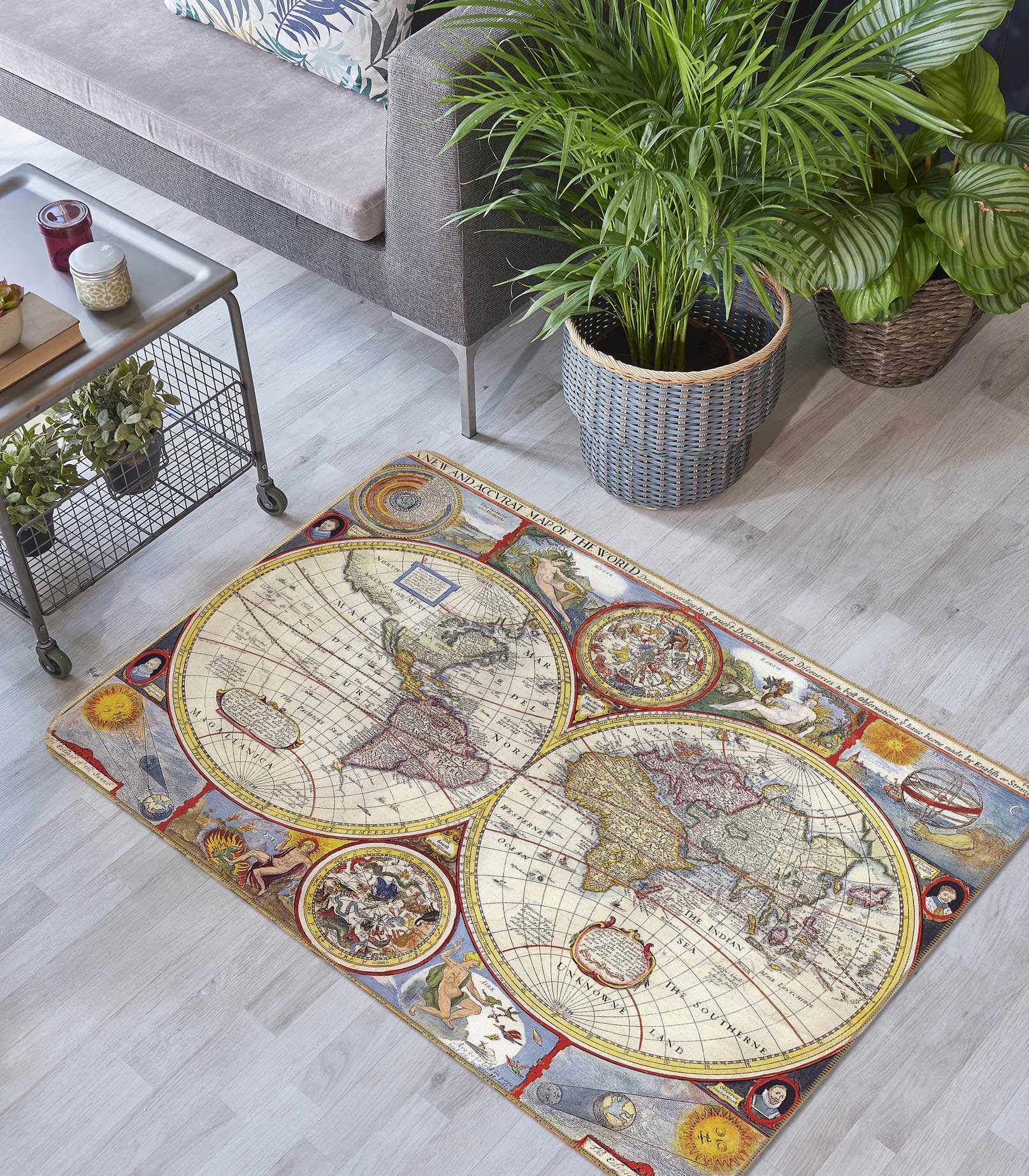 3D Map 36177 Non Slip Rug Mat