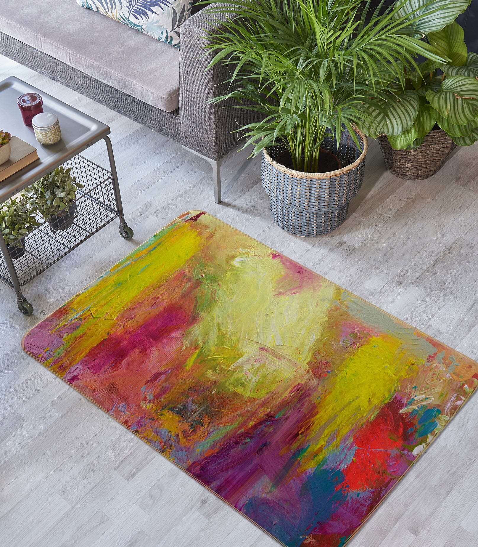 3D Golden Graffiti 1017 Allan P. Friedlander Rug Non Slip Rug Mat Mat AJ Creativity Home