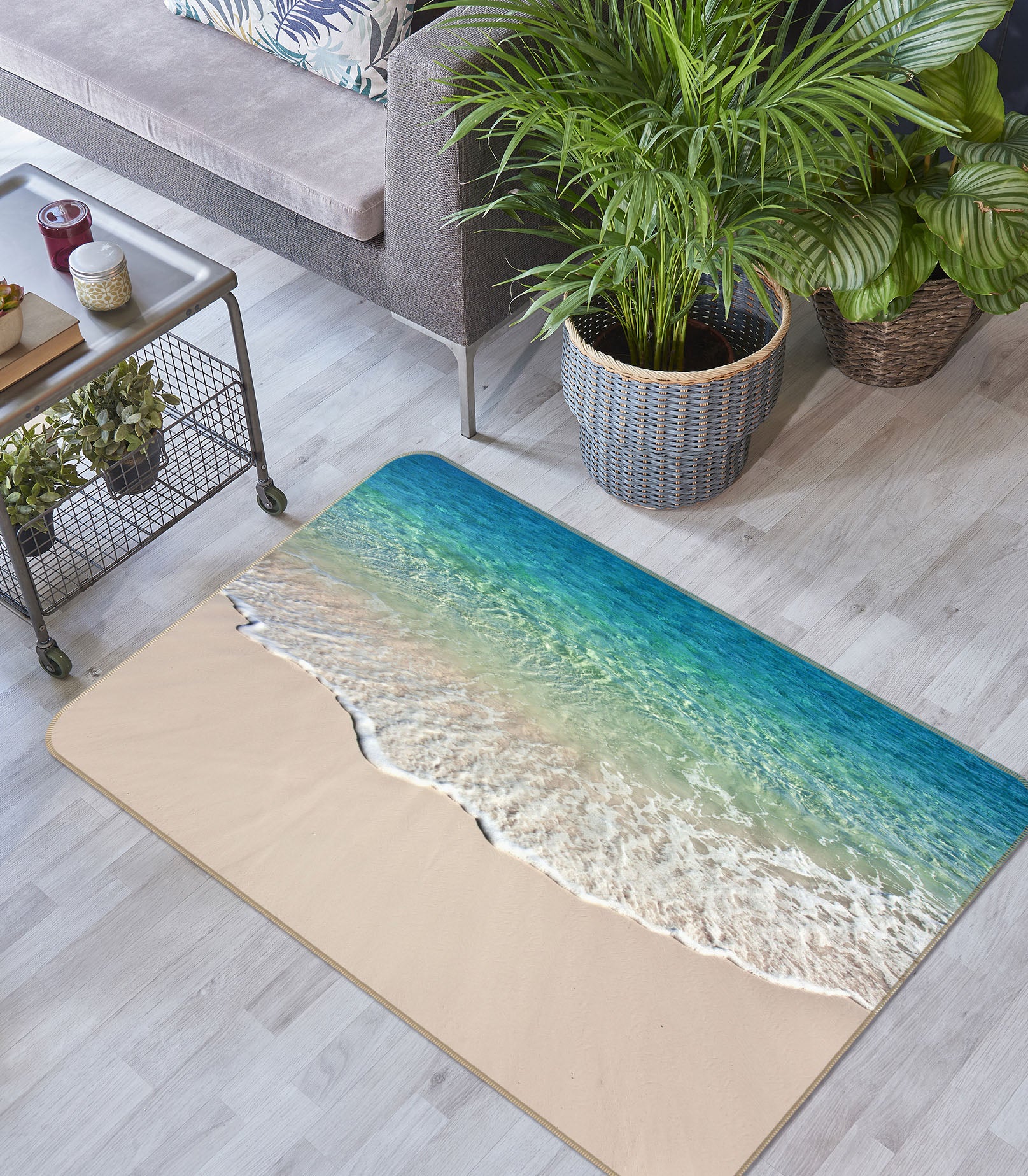 3D Seaside 34130 Non Slip Rug Mat