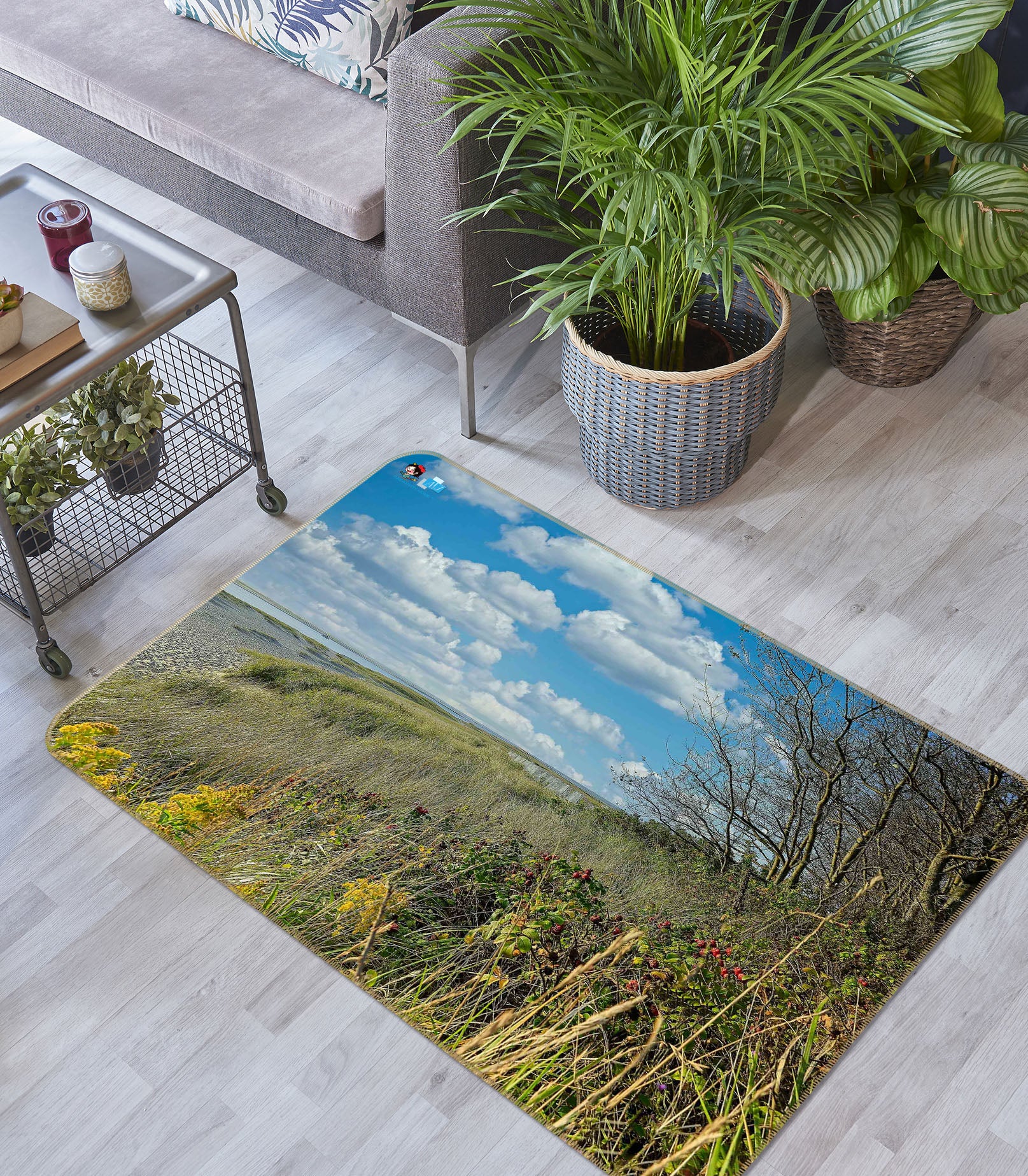 3D Withered Tree 62055 Kathy Barefield Rug Non Slip Rug Mat
