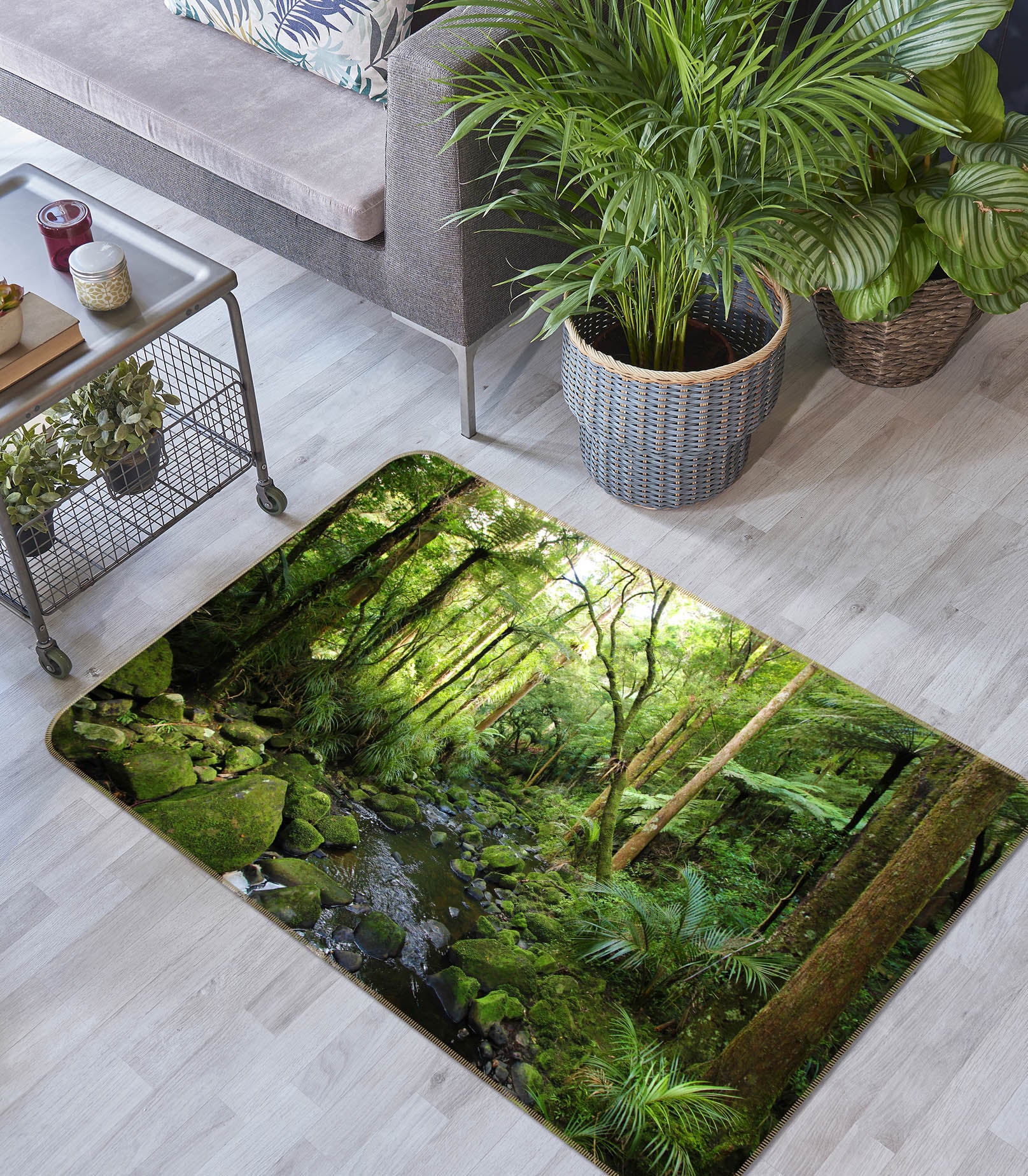 3D Jungle 36074 Non Slip Rug Mat