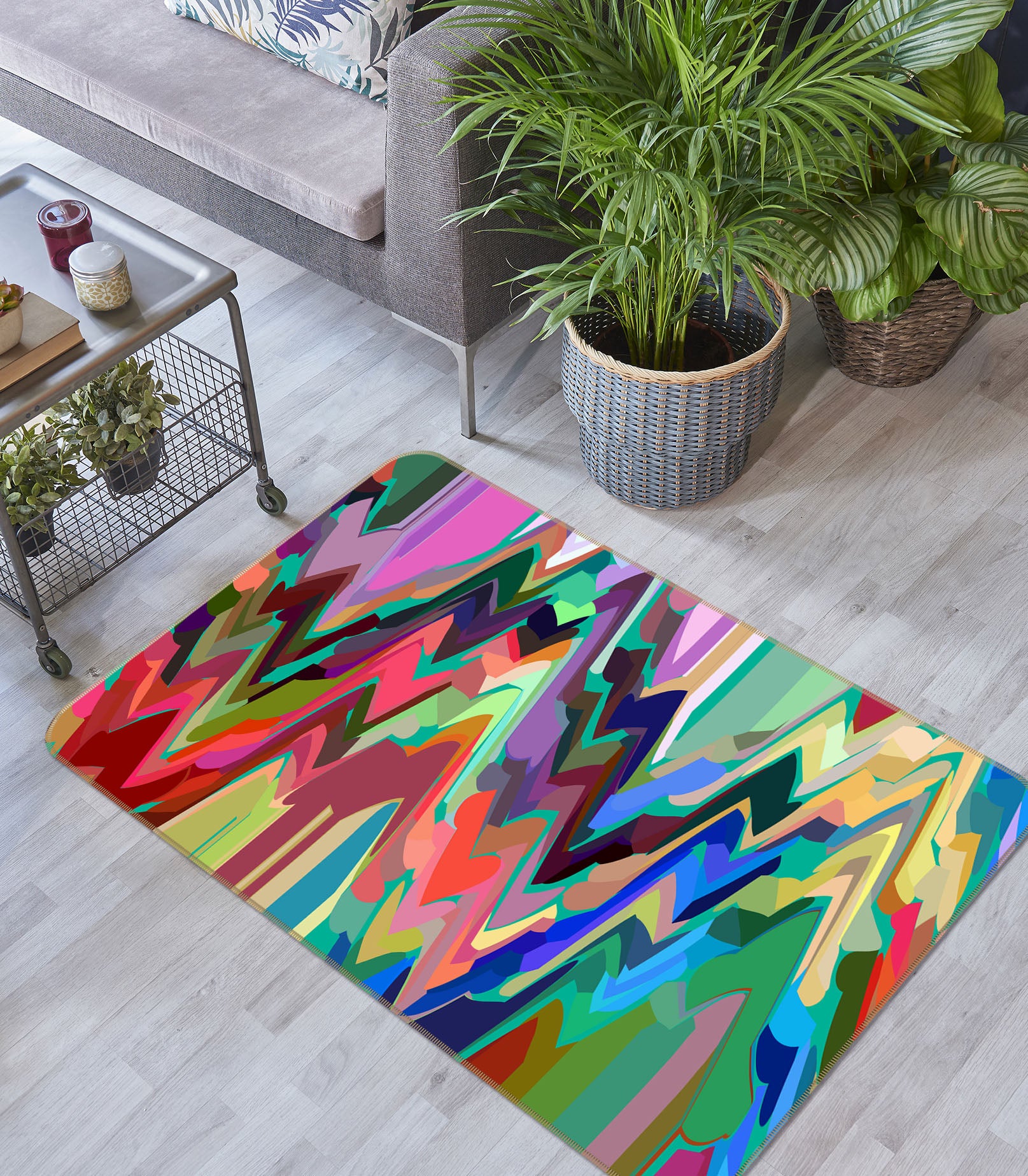 3D Trees 70058 Shandra Smith Rug Non Slip Rug Mat