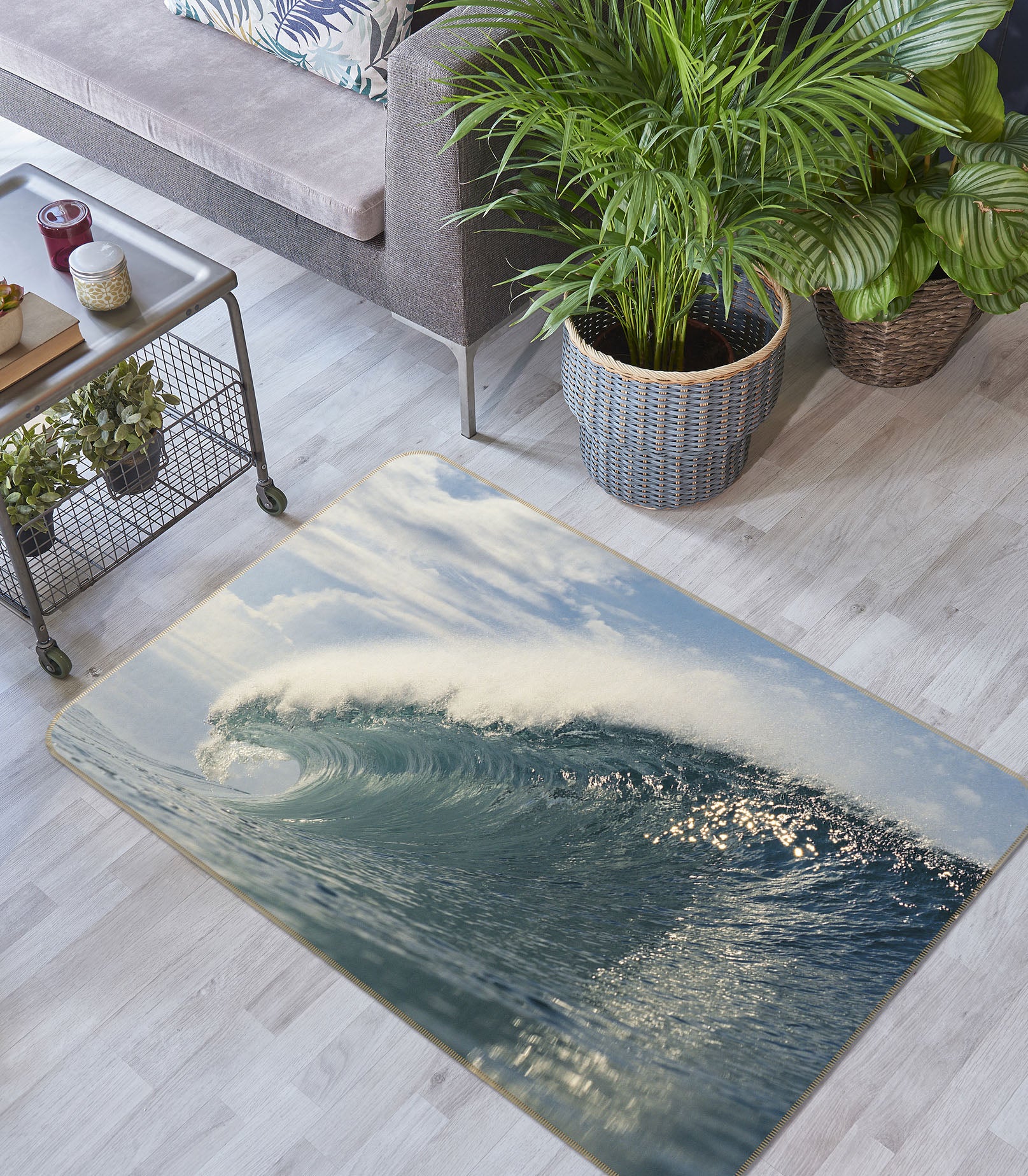 3D Waves 36001 Non Slip Rug Mat