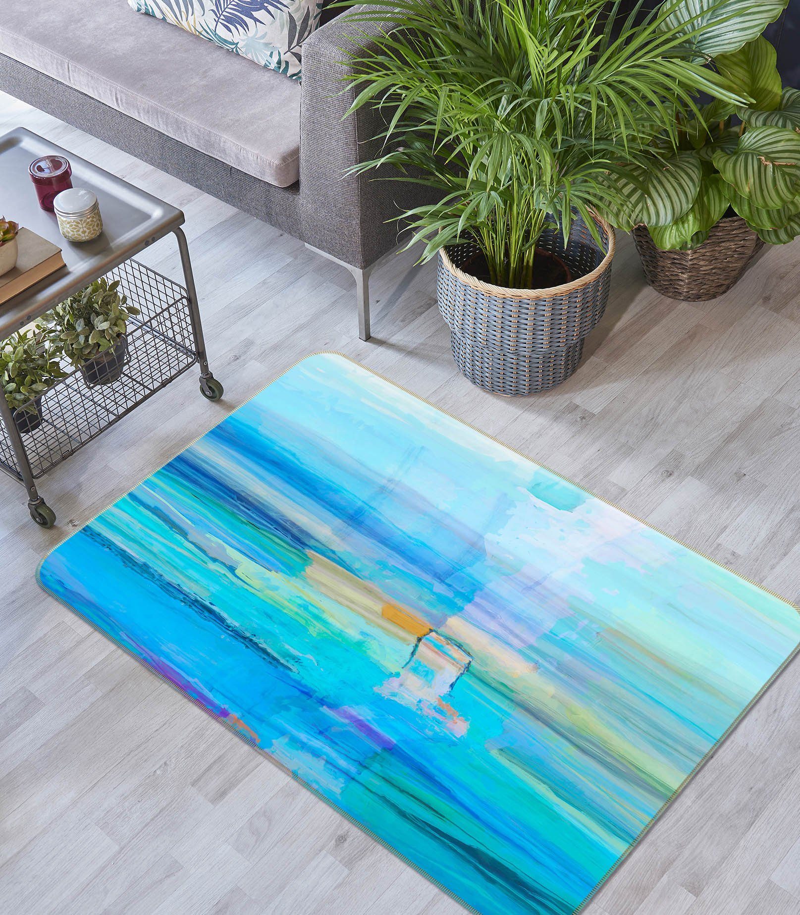 3D Blue Sea 1006 Michael Tienhaara Rug Non Slip Rug Mat Mat AJ Creativity Home