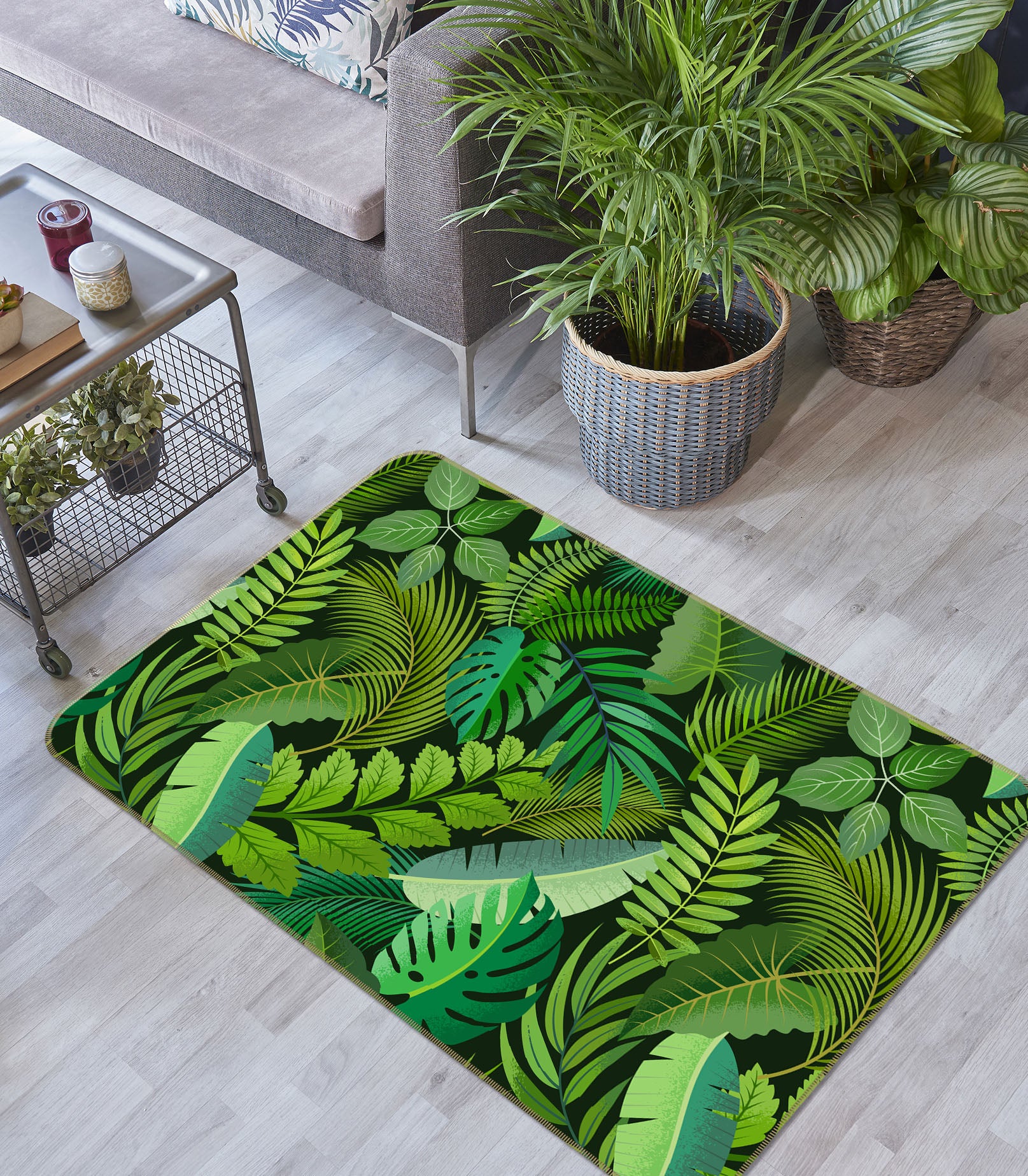 3D Leaves 30224 Non Slip Rug Mat