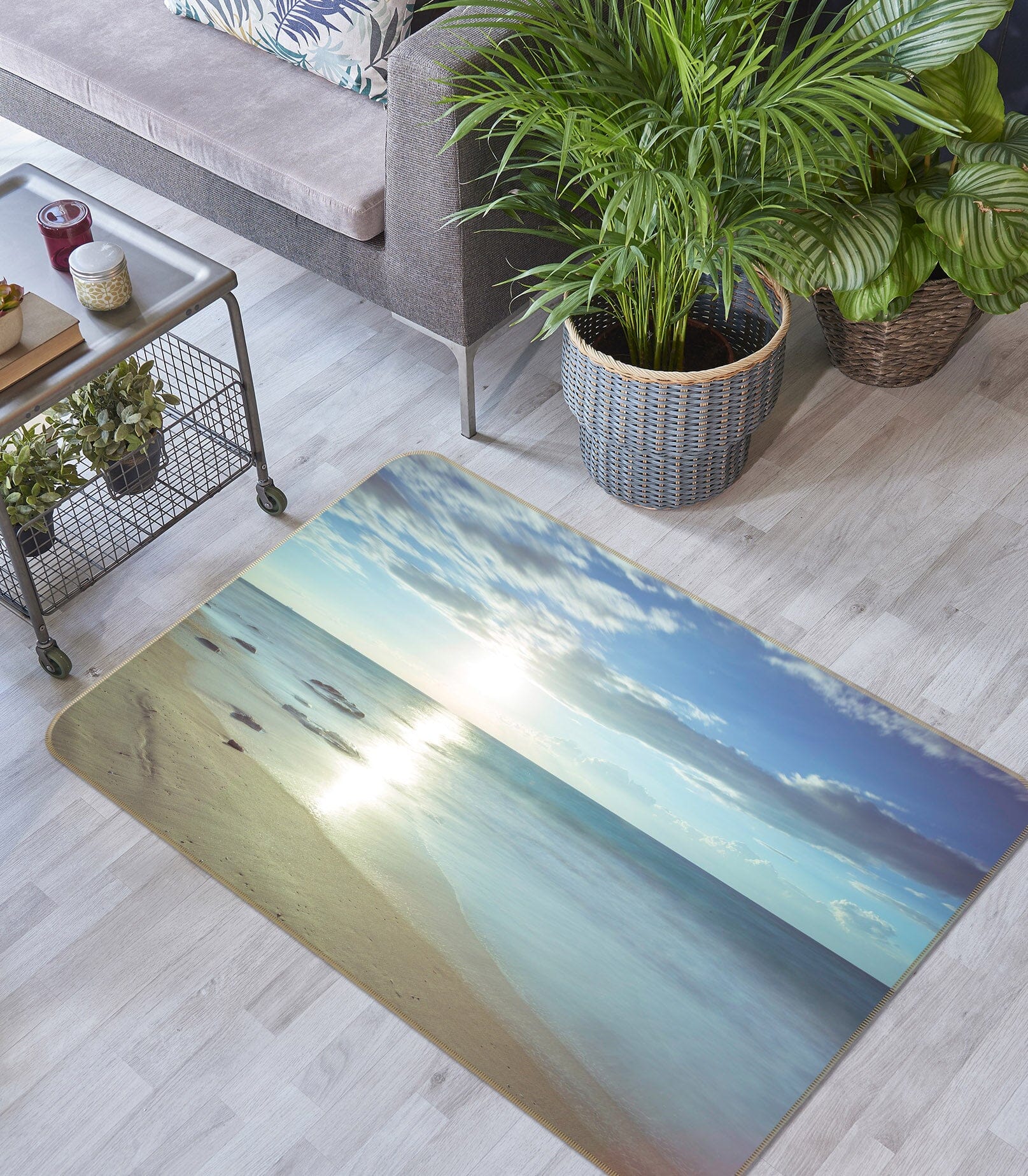 3D Sunny Sea 3028 Assaf Frank Rug Non Slip Rug Mat Mat AJ Creativity Home