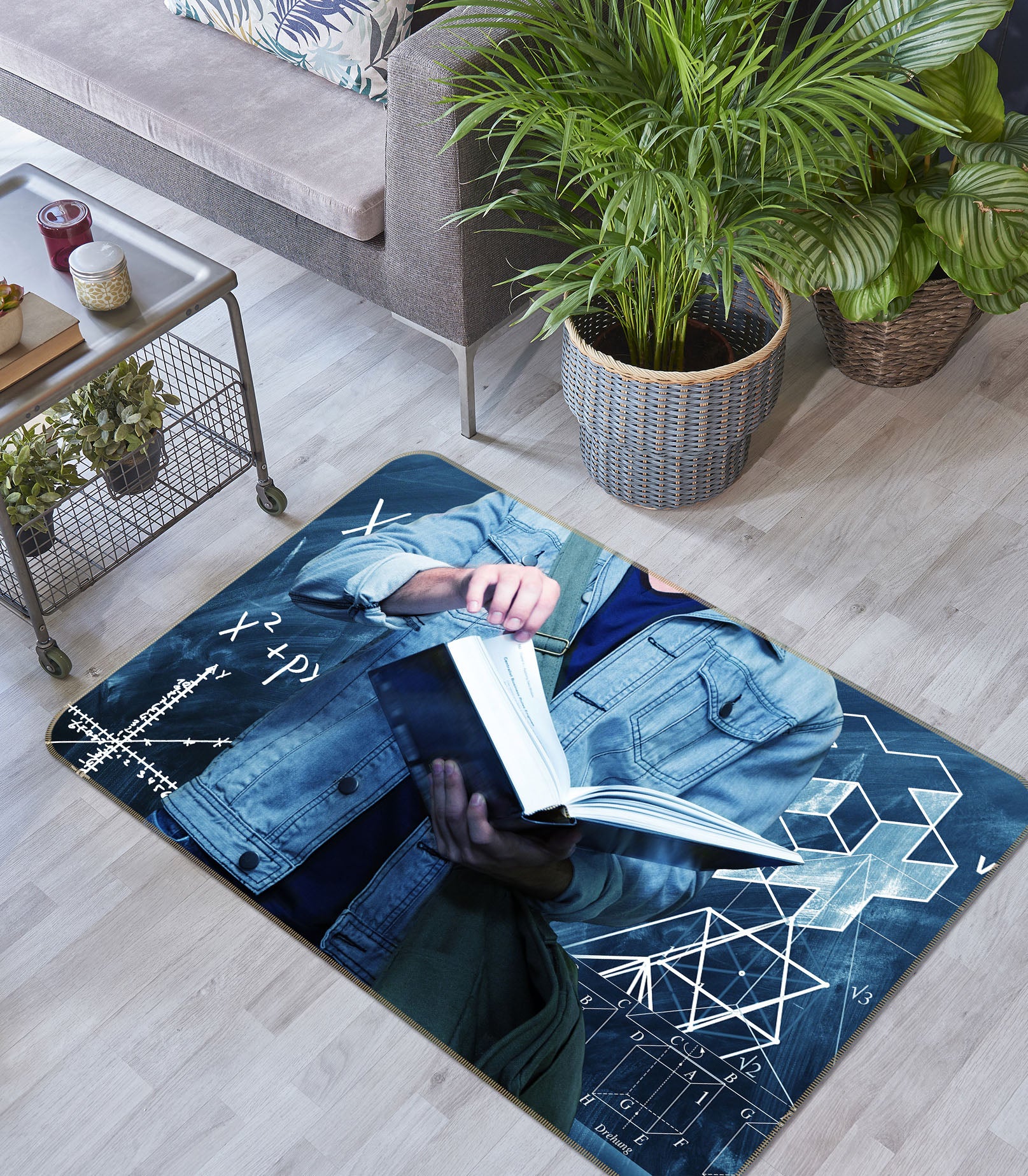 3D Flip Book 36112 Non Slip Rug Mat