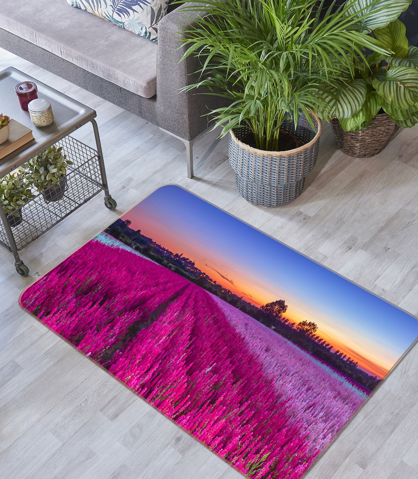 3D Purple Manor 3013 Assaf Frank Rug Non Slip Rug Mat Mat AJ Creativity Home