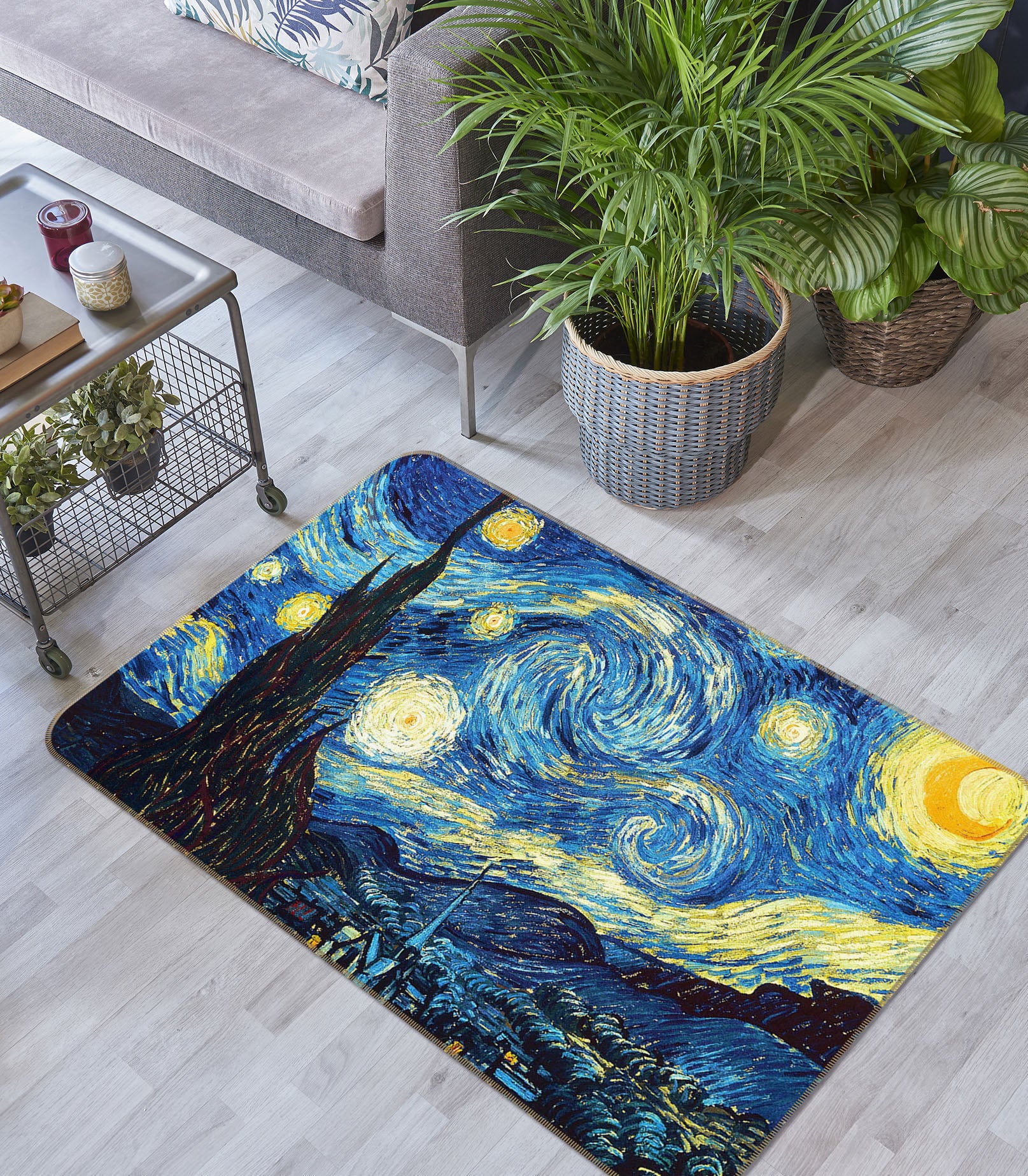 3D Van Gogh Painting 33123 Non Slip Rug Mat