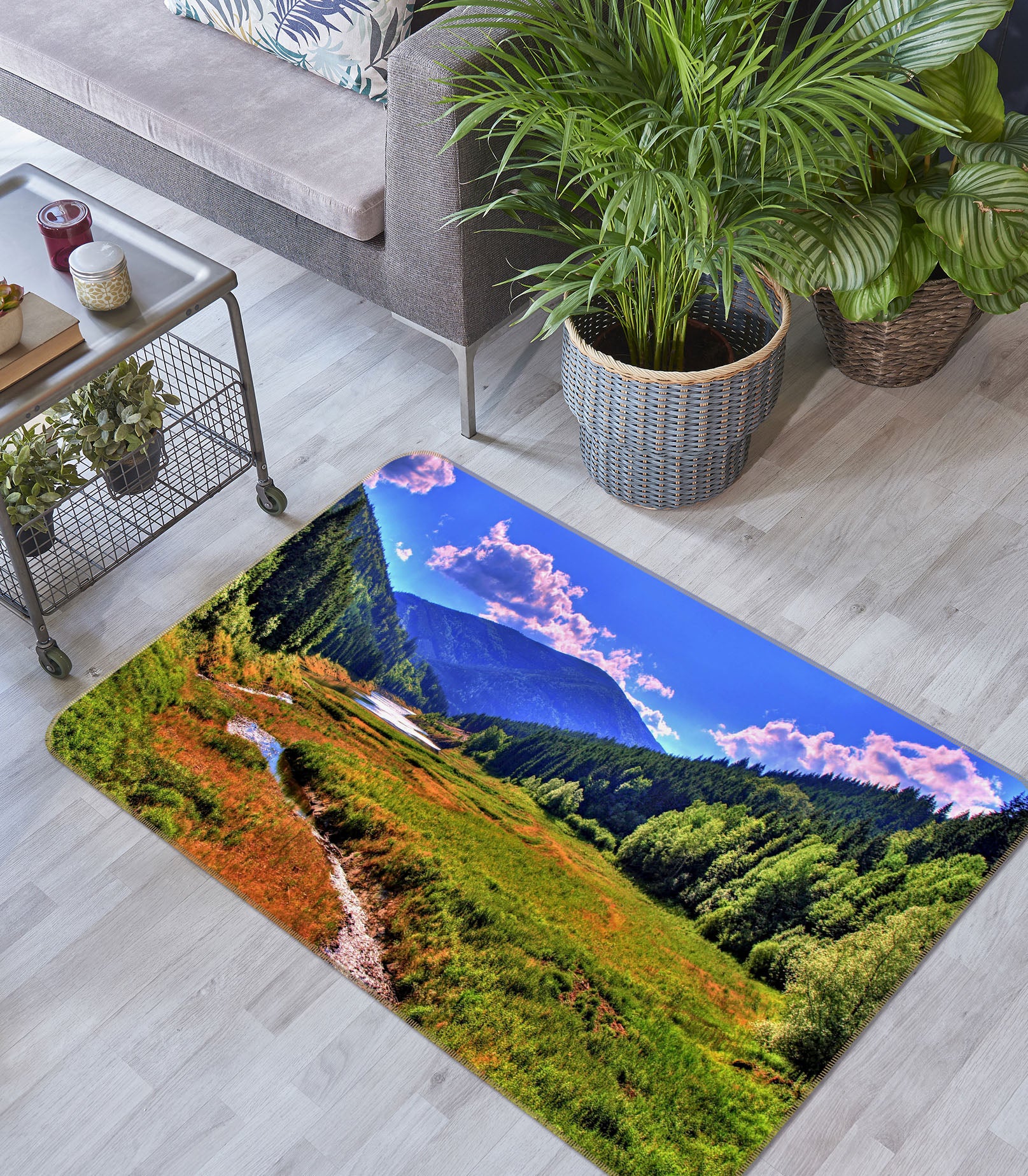 3D Mountain 35126 Non Slip Rug Mat