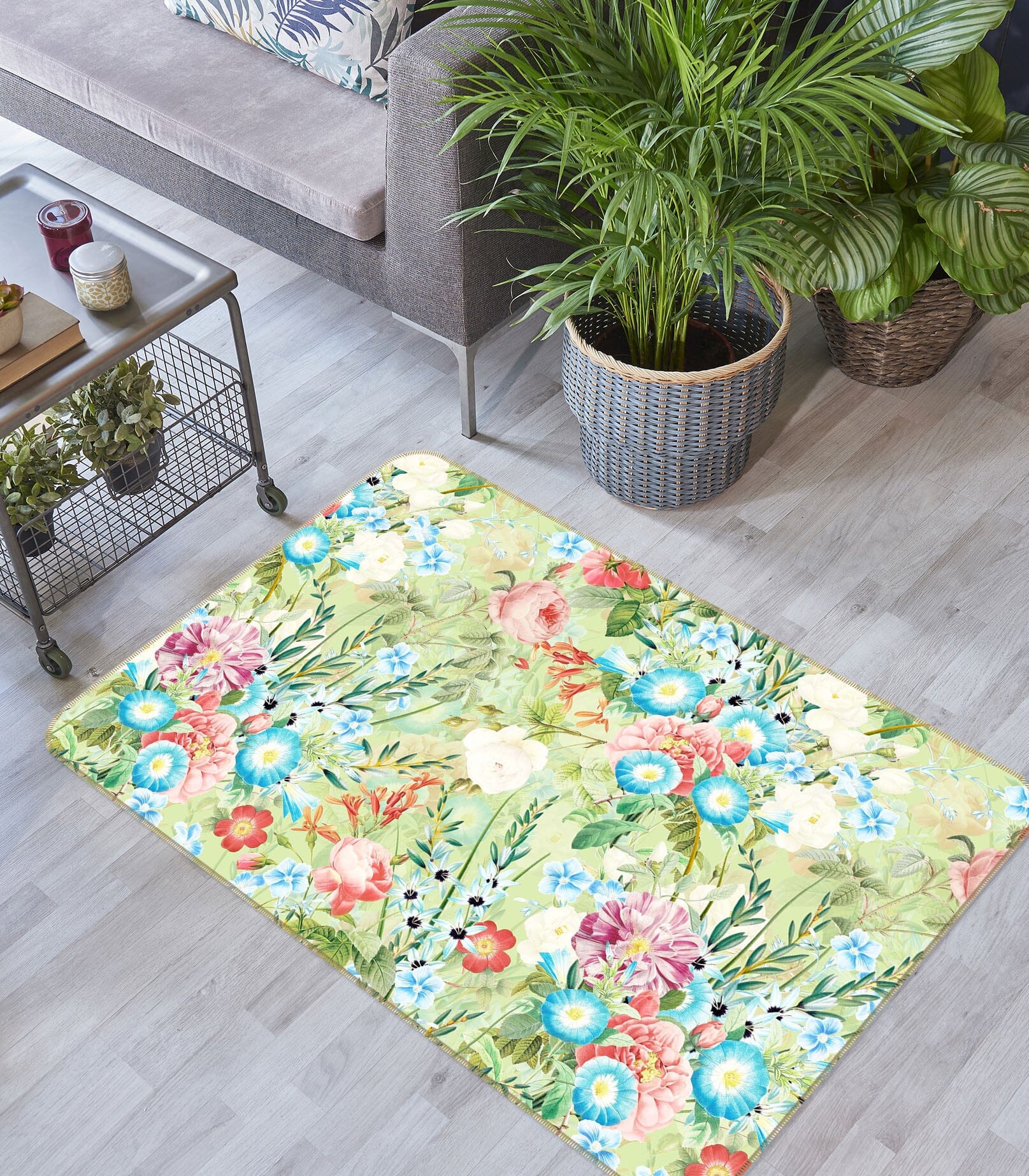 3D Color Spring 140 Uta Naumann Rug Non Slip Rug Mat Mat AJ Creativity Home