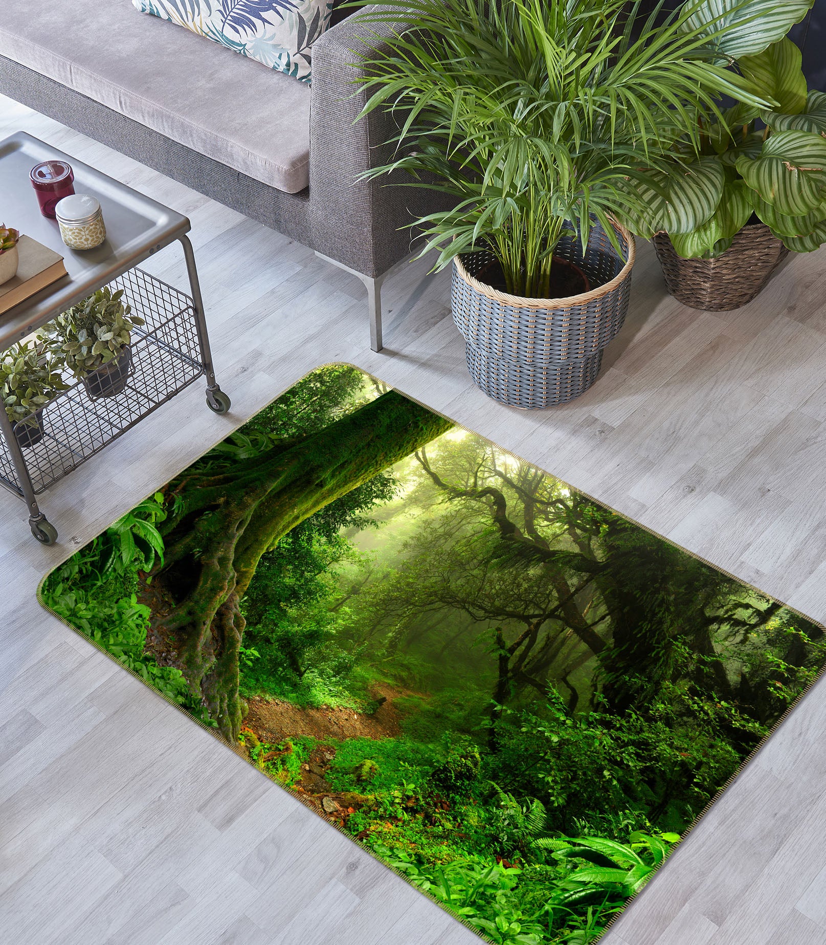 3D Jungle 30142 Non Slip Rug Mat