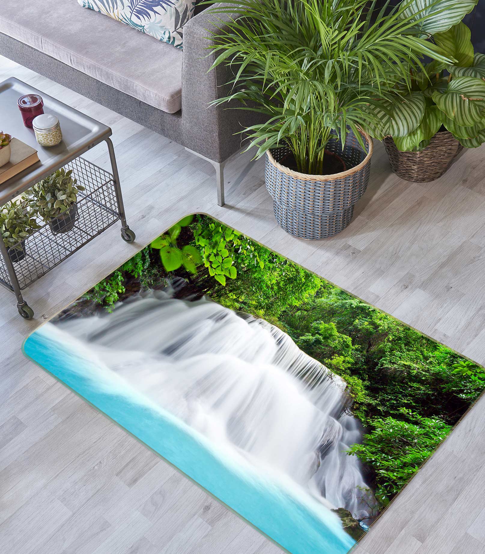 3D Waterfall 76264 Non Slip Rug Mat