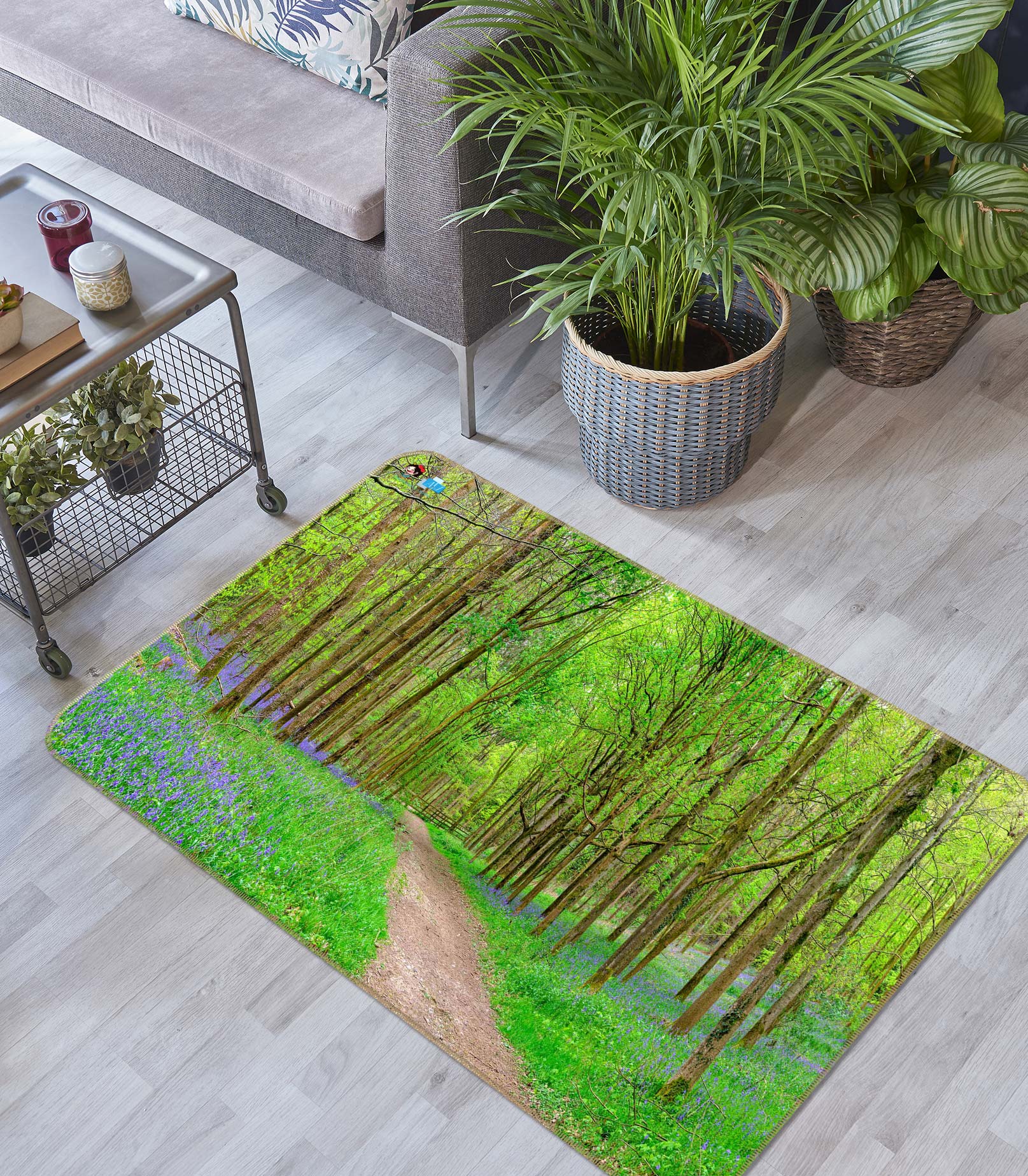 3D Green Grass 6896 Assaf Frank Rug Non Slip Rug Mat