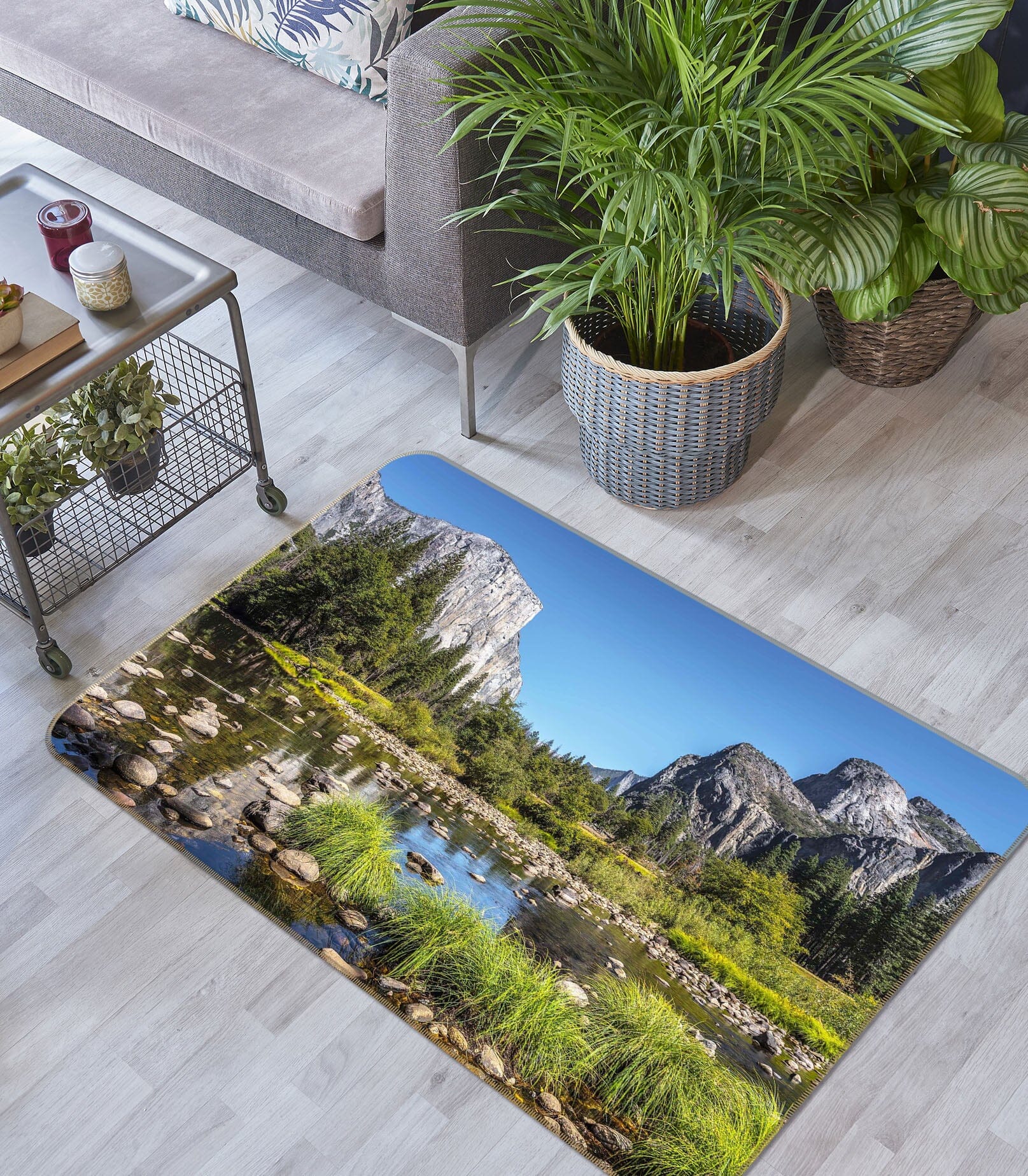 3D Green Park 1176 Marco Carmassi Rug Non Slip Rug Mat Mat AJ Creativity Home