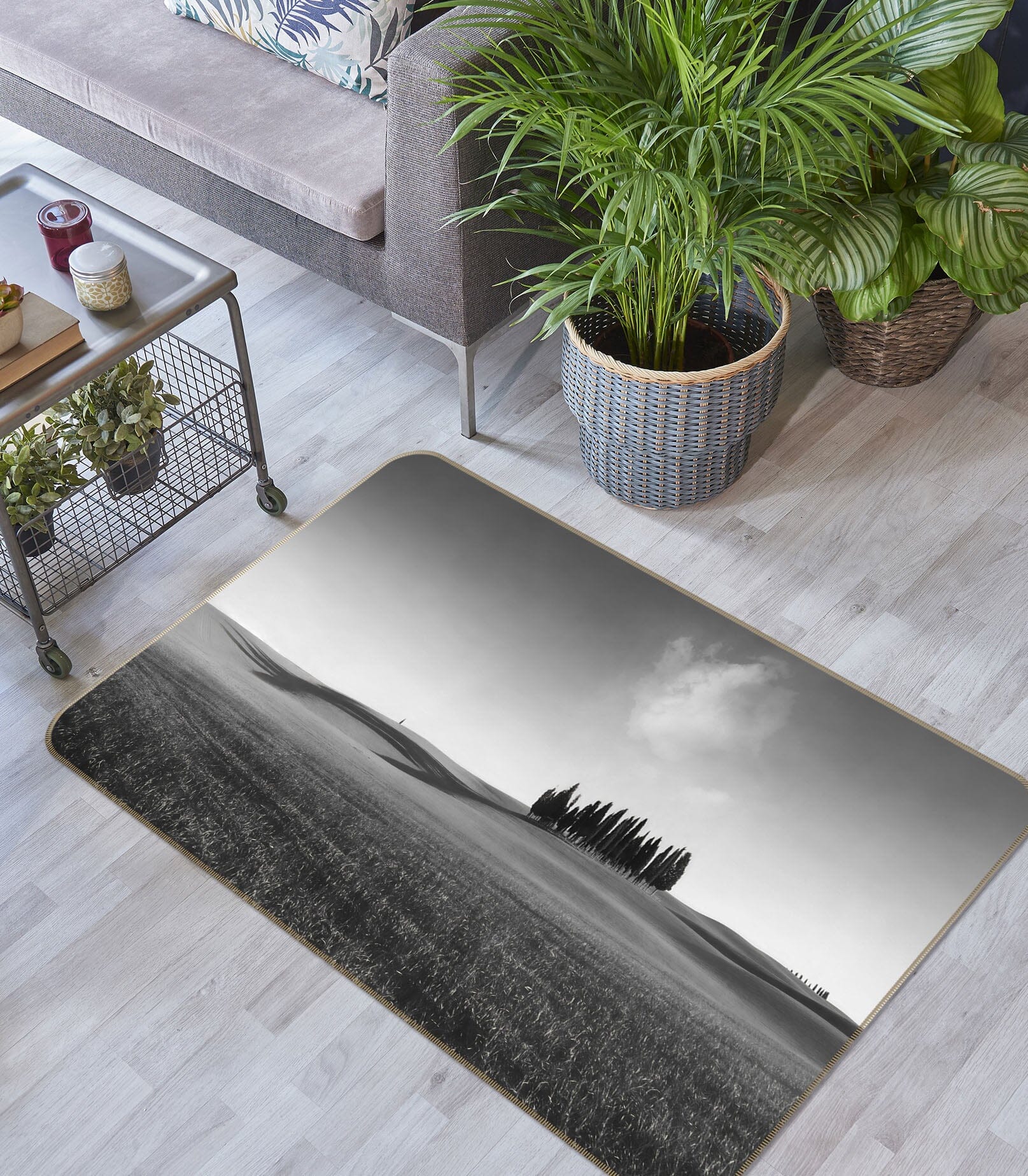 3D Grey Desert 1094 Marco Carmassi Rug Non Slip Rug Mat Mat AJ Creativity Home