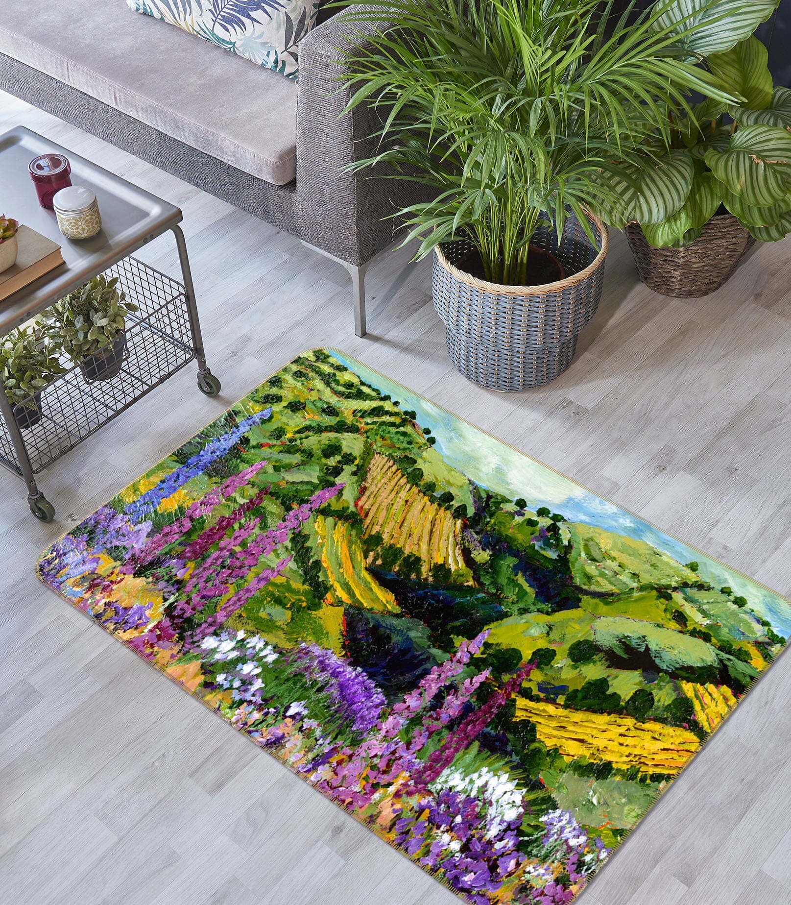 3D Different Garden 1024 Allan P. Friedlander Rug Non Slip Rug Mat Mat AJ Creativity Home