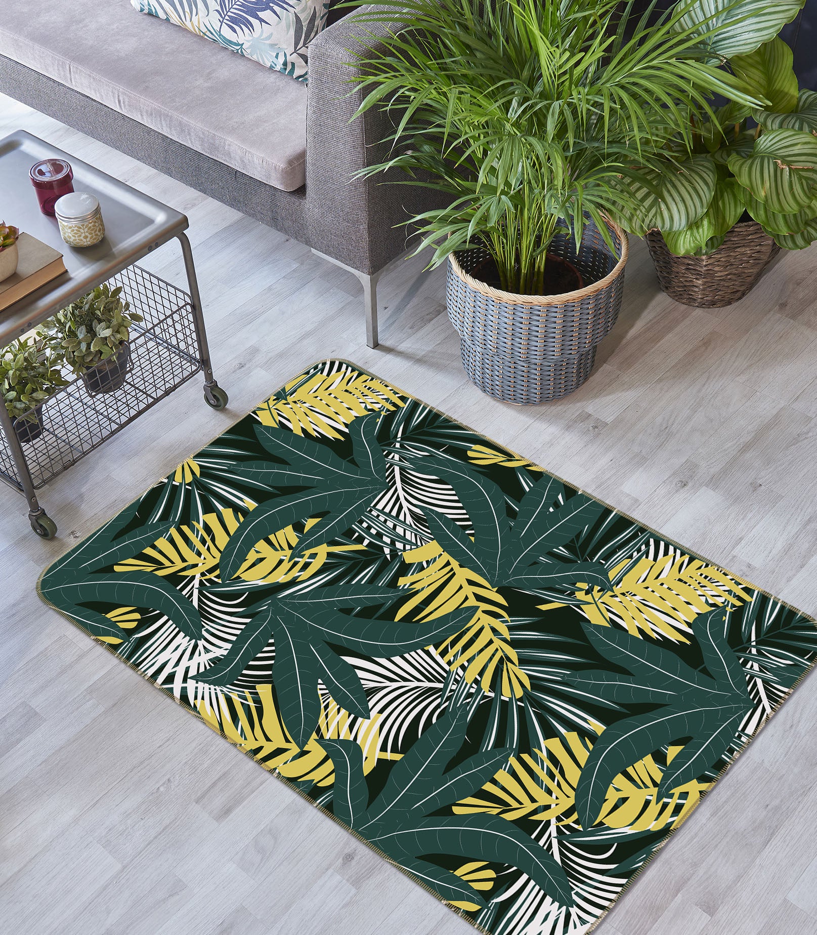 3D Leaves 31051 Non Slip Rug Mat