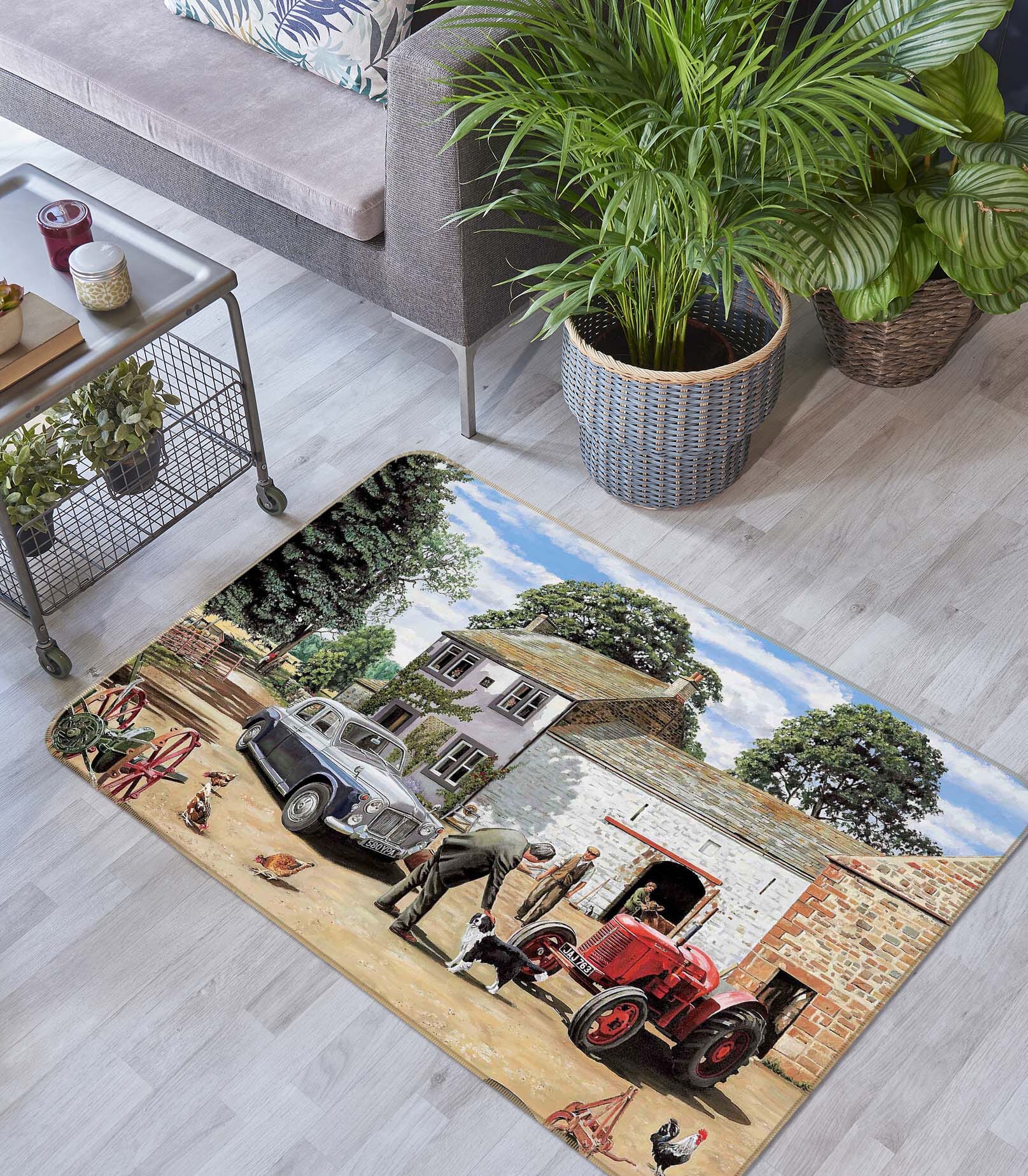 3D Greeting The Vet 1076 Trevor Mitchell Rug Non Slip Rug Mat Mat AJ Creativity Home