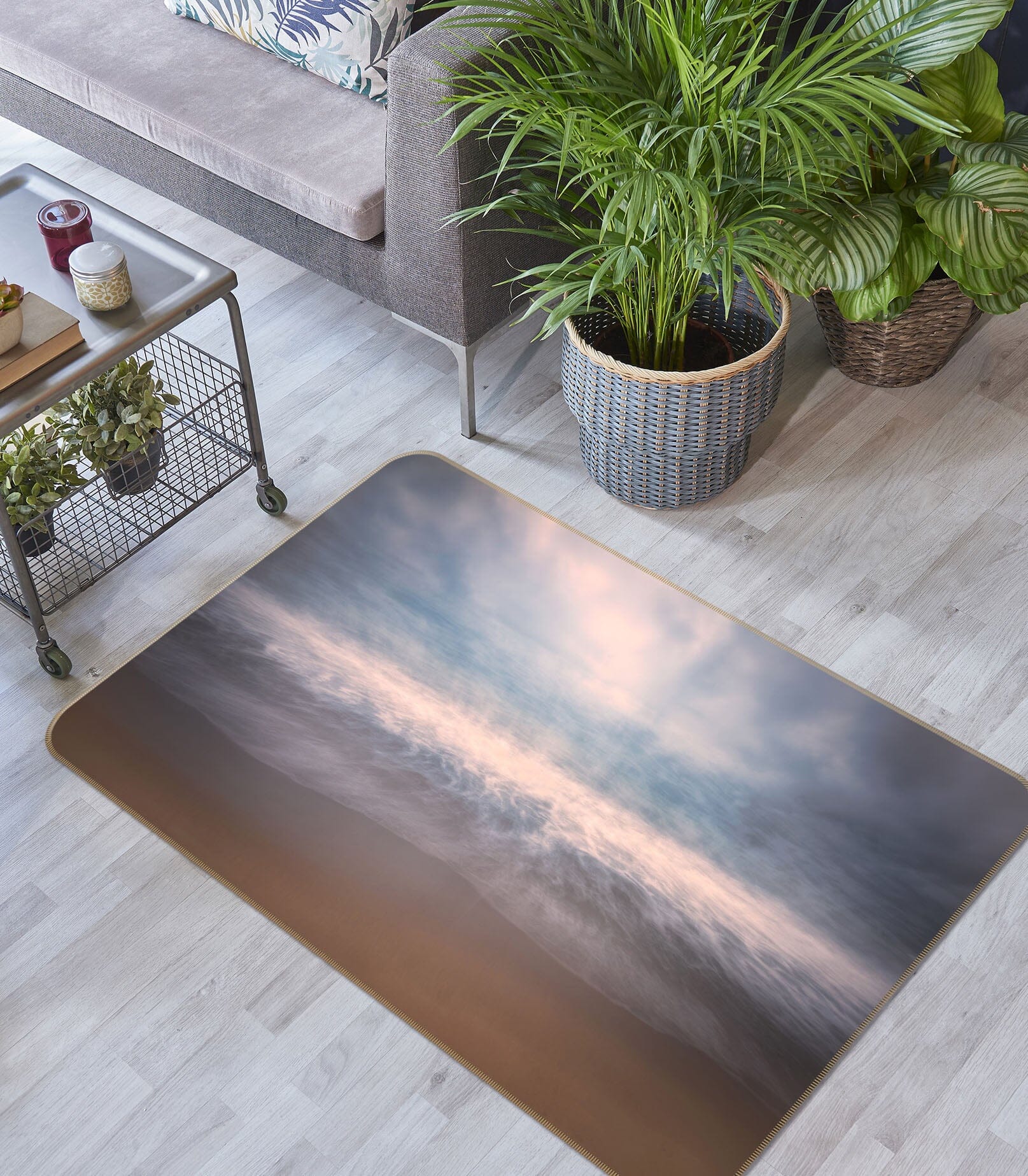 3D Beach Waves 1115 Marco Carmassi Rug Non Slip Rug Mat Mat AJ Creativity Home