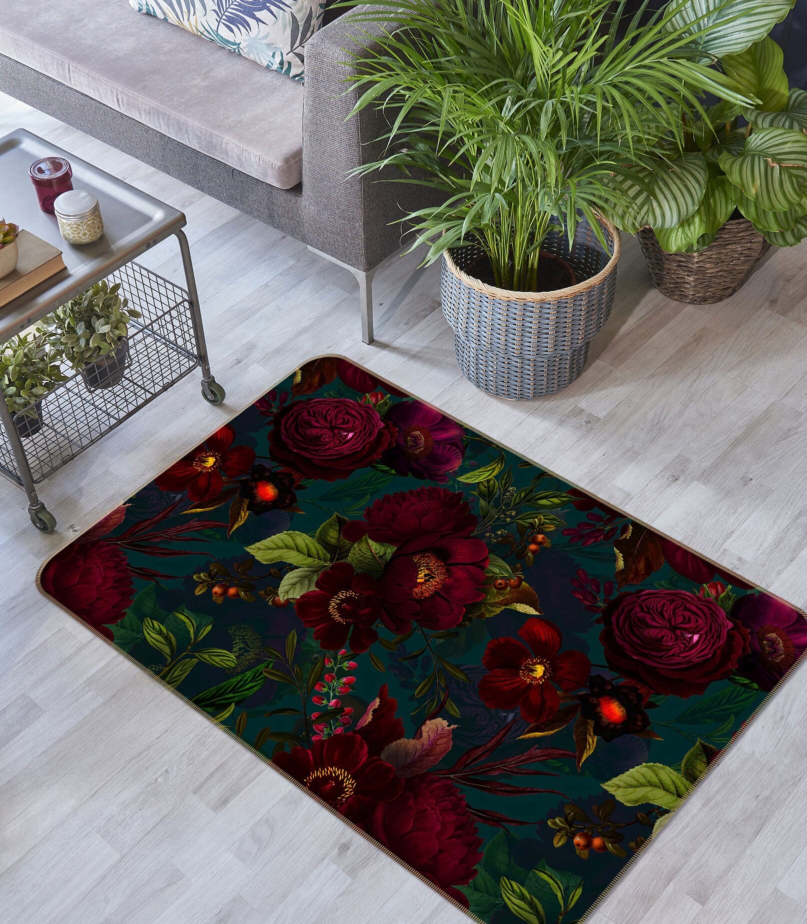 3D Quiet Flower 174 Uta Naumann Rug Non Slip Rug Mat Mat AJ Creativity Home