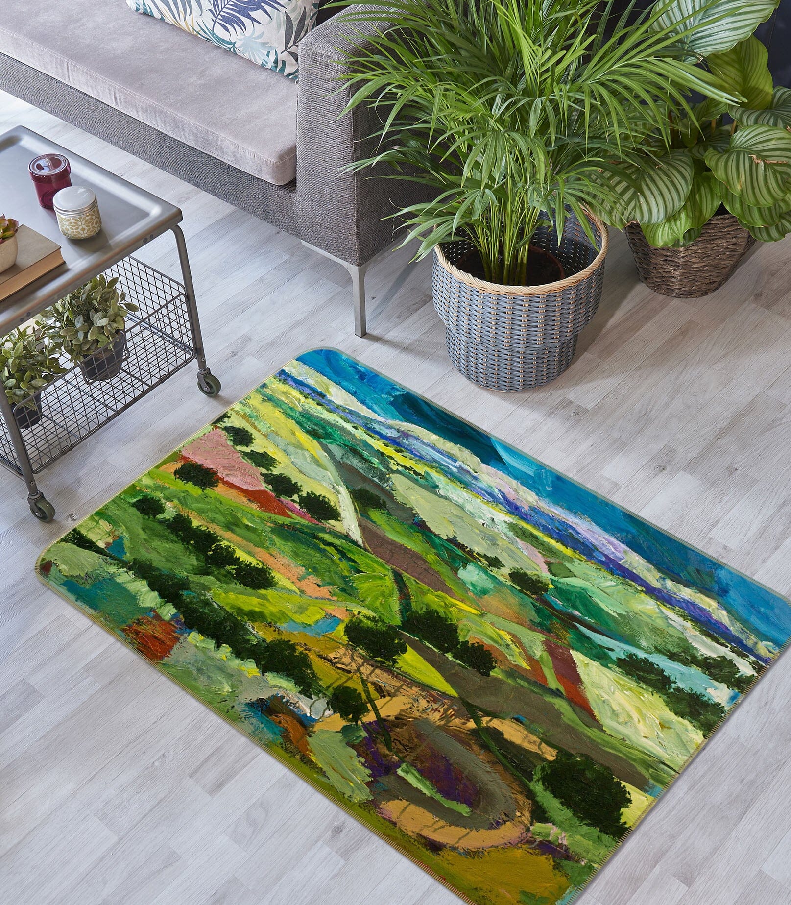 3D Painted Valley 1053 Allan P. Friedlander Rug Non Slip Rug Mat Mat AJ Creativity Home