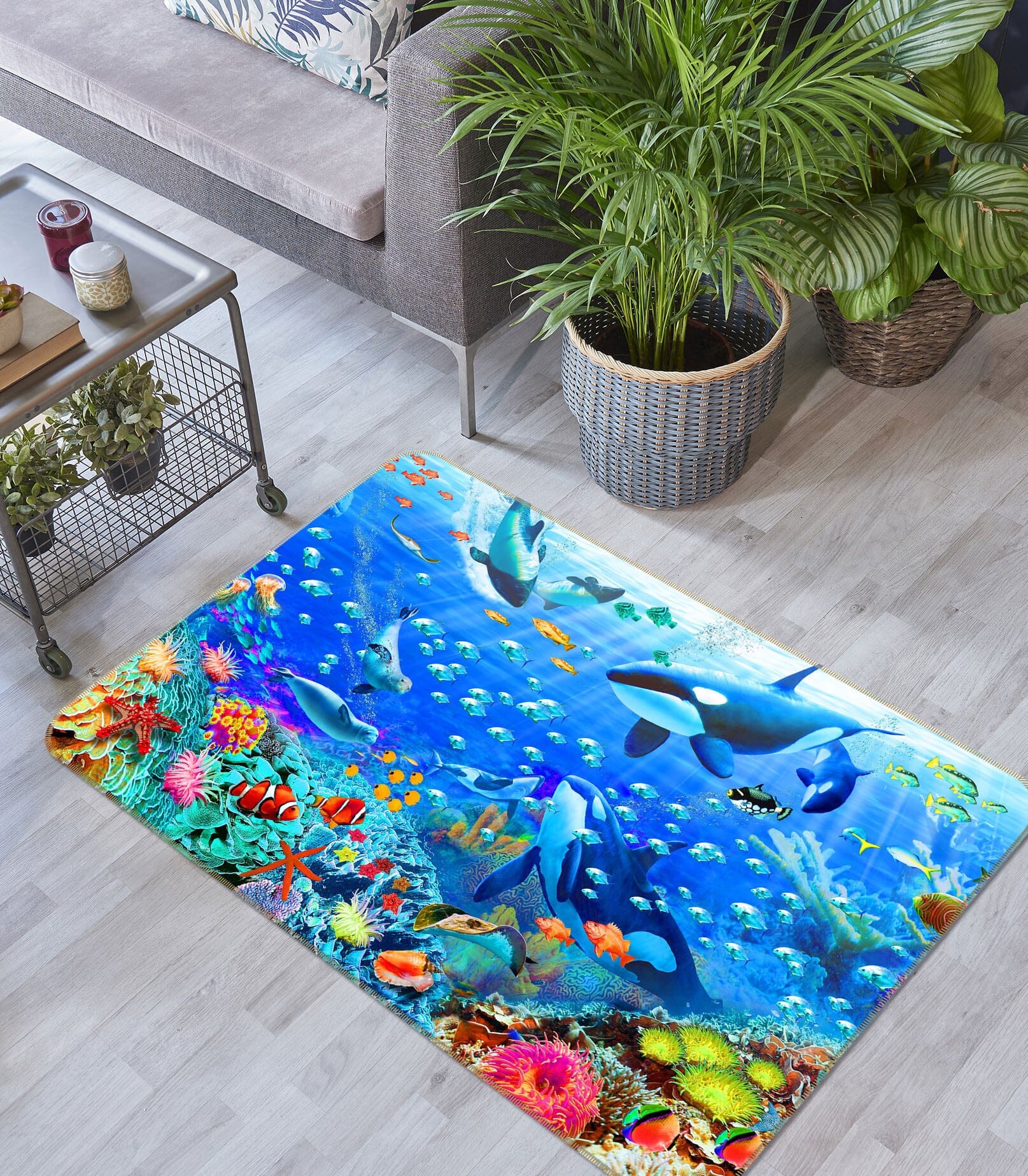3D The Underwater World 1060 Adrian Chesterman Rug Non Slip Rug Mat Mat AJ Creativity Home