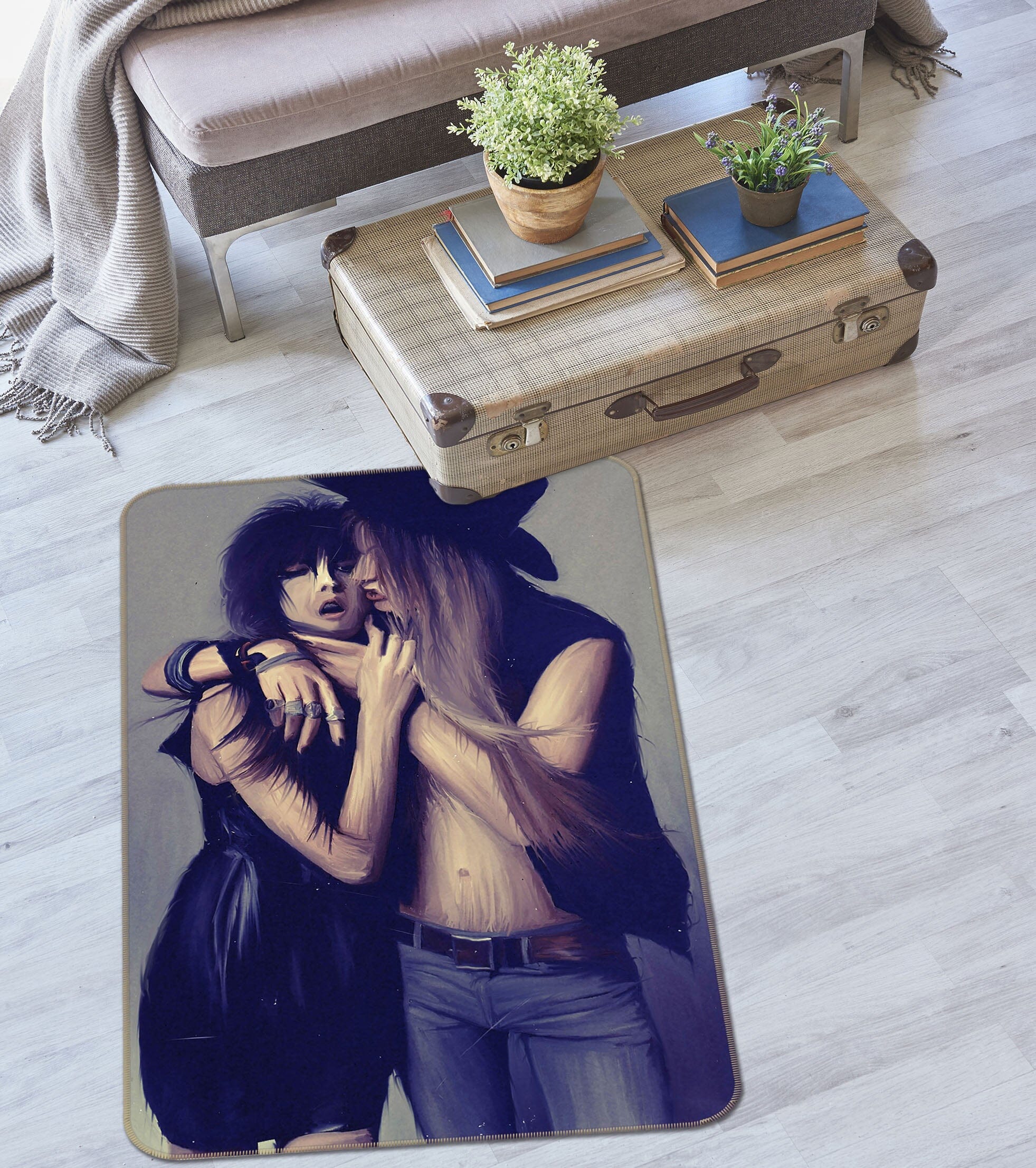 3D Urban Farmers 1011 Marco Cavazzana Rug Non Slip Rug Mat Mat AJ Creativity Home