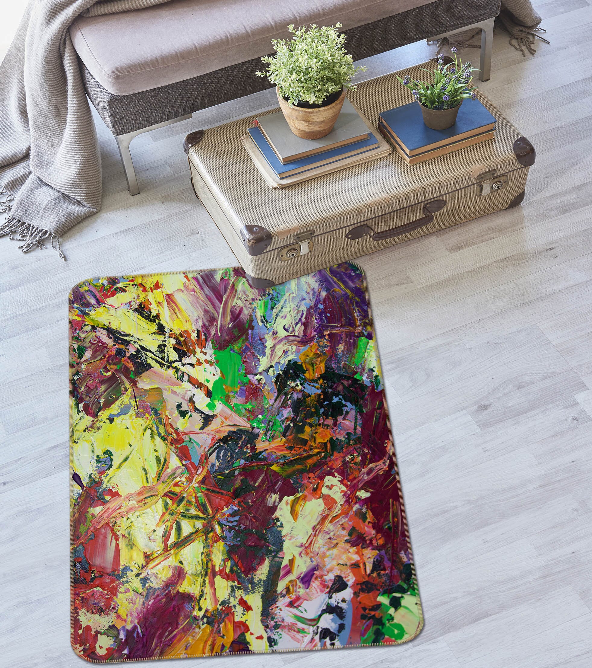 3D Forest Doodle 1023 Allan P. Friedlander Rug Non Slip Rug Mat Mat AJ Creativity Home