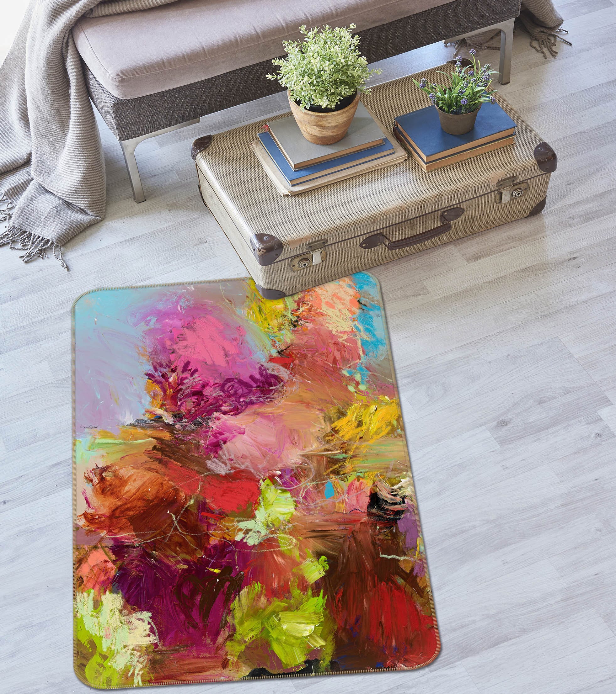 3D Color Smoke 1027 Allan P. Friedlander Rug Non Slip Rug Mat Mat AJ Creativity Home