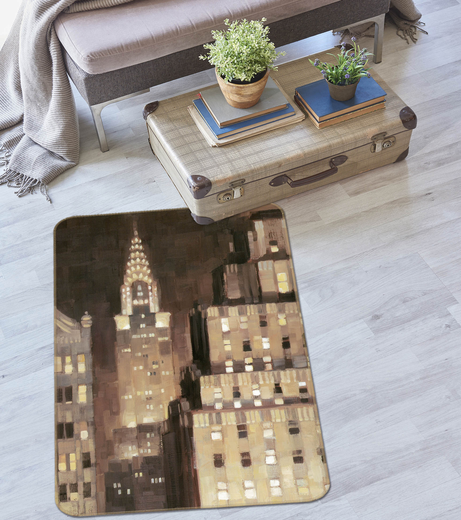 3D Building 32186 Non Slip Rug Mat