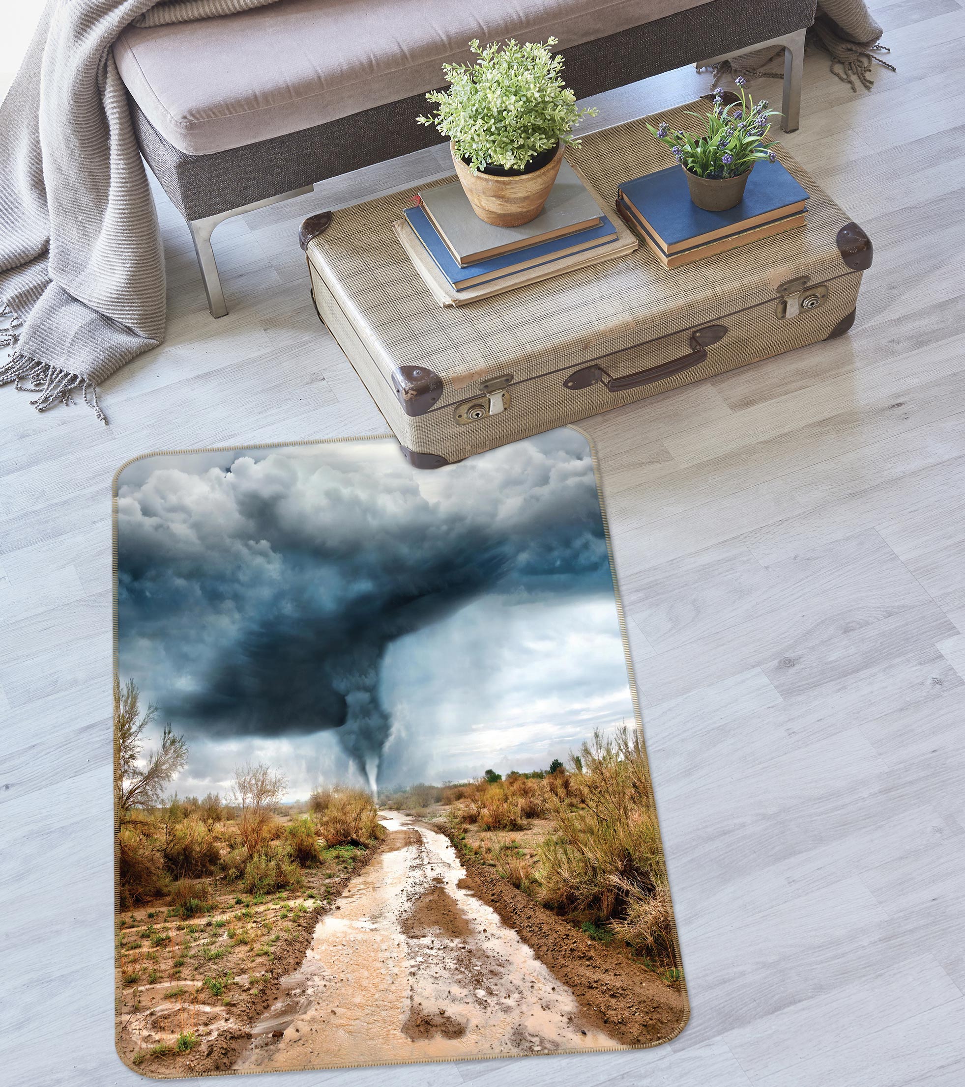 3D Path 76108 Non Slip Rug Mat
