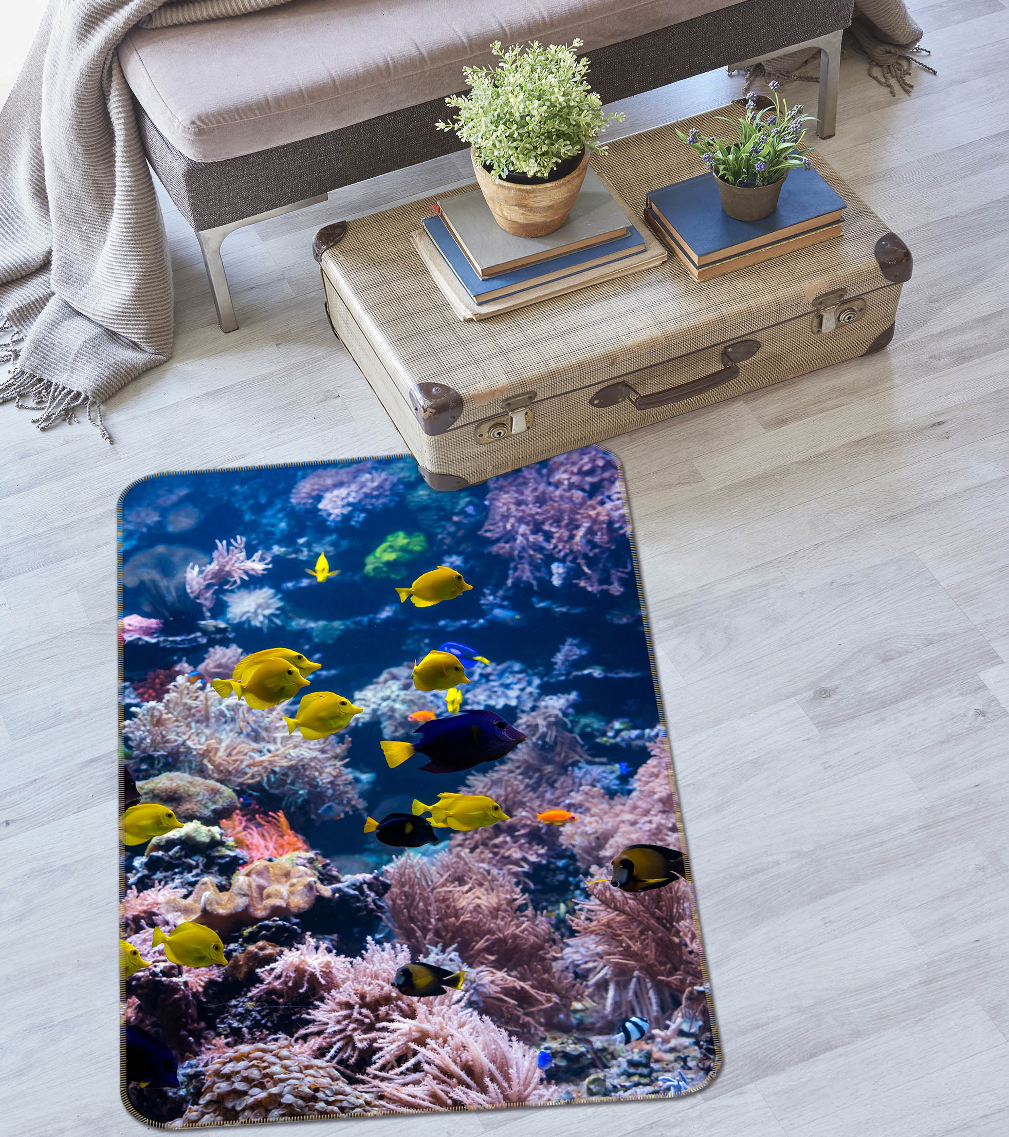 3D Coral 26204 Non Slip Rug Mat
