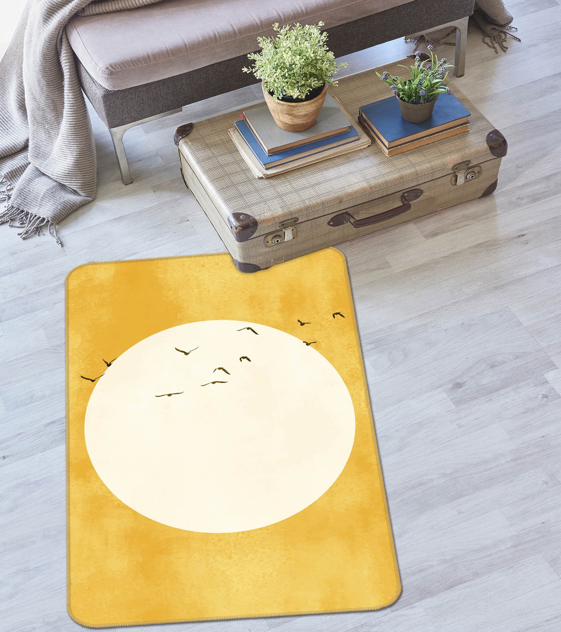 3D Flying Bird 1024 Boris Draschoff Rug Non Slip Rug Mat Mat AJ Creativity Home