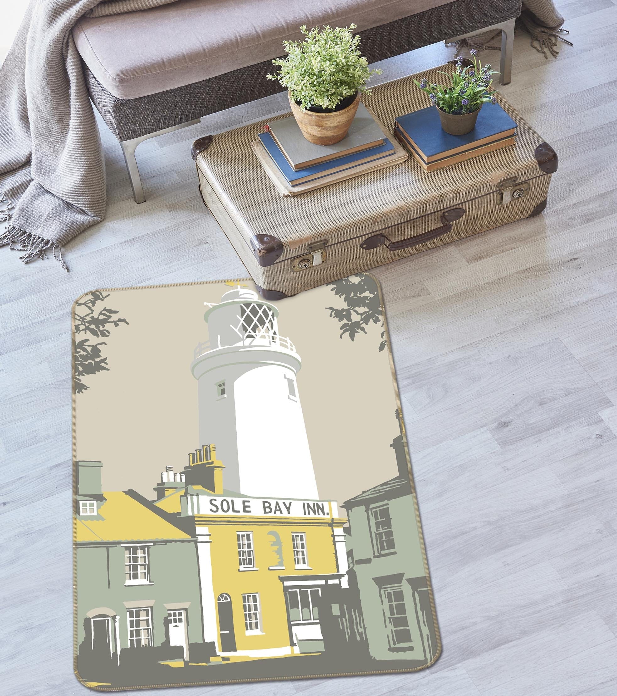 3D Sole Bay Inn 1144 Steve Read Rug Non Slip Rug Mat Mat AJ Creativity Home
