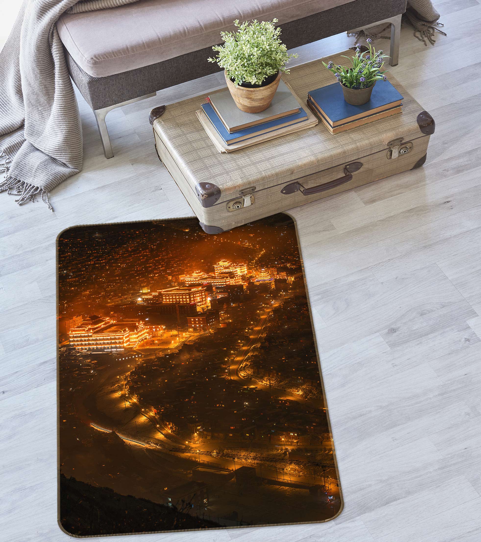 3D Firelight 27063 Non Slip Rug Mat