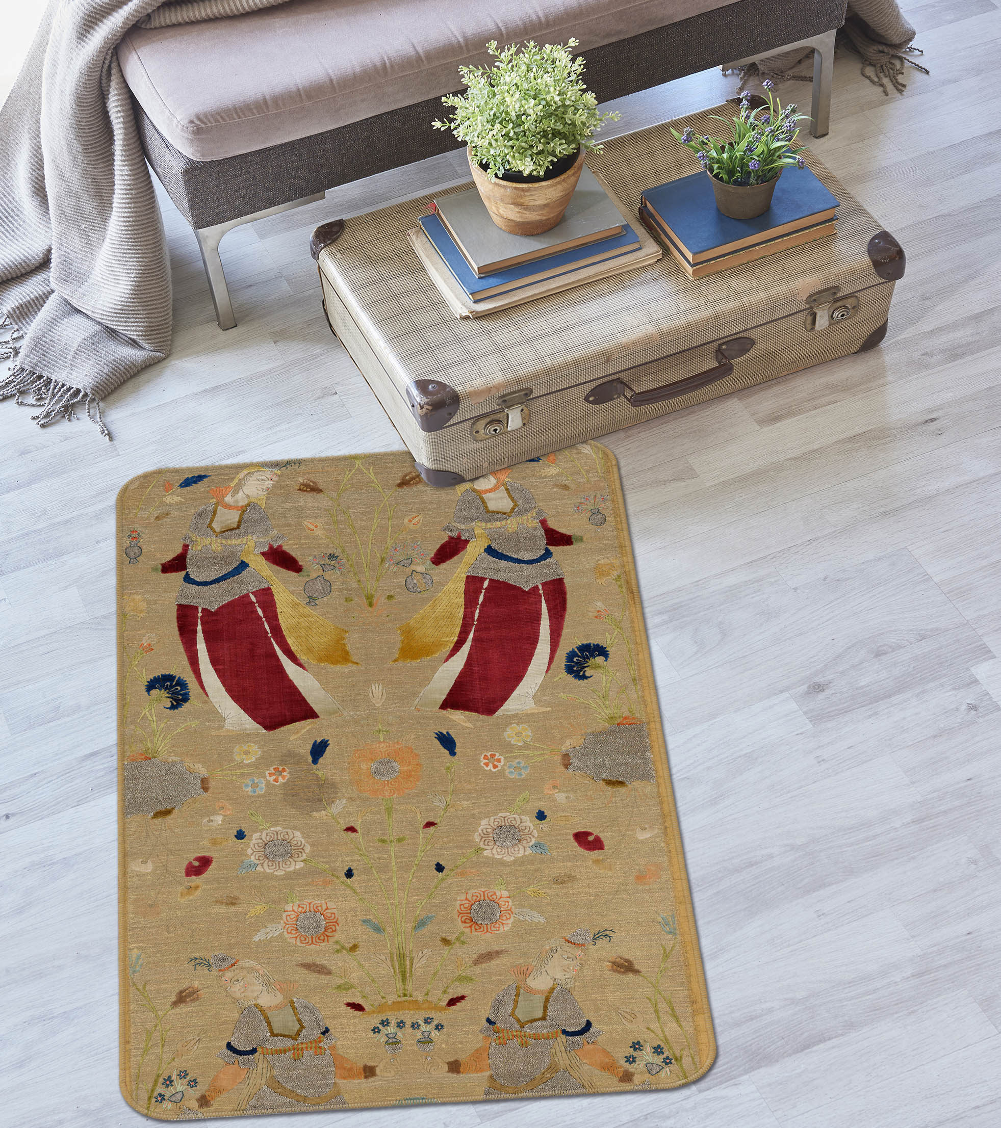 3D Pattern 35244 Non Slip Rug Mat