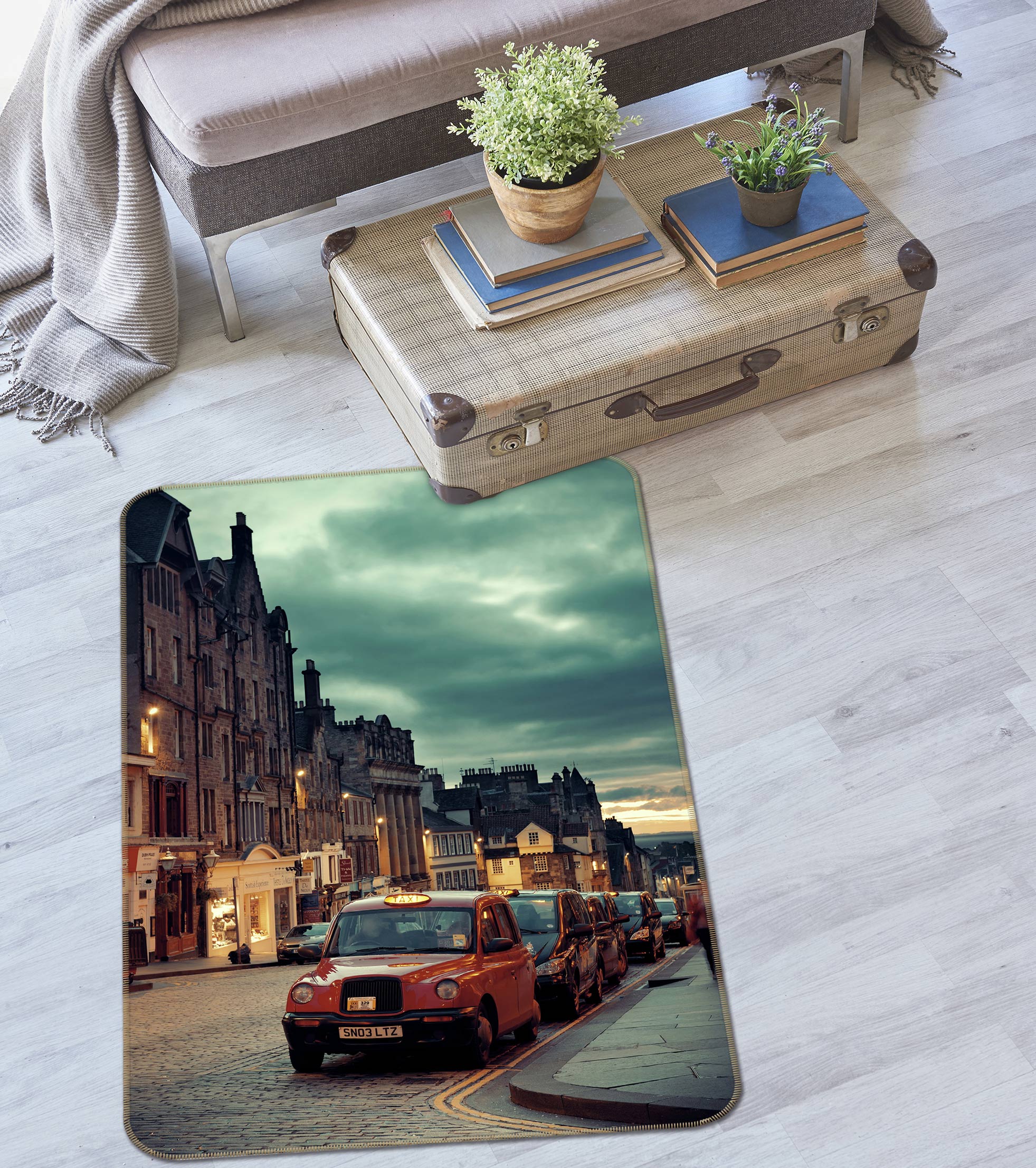 3D Building Car 68034 Vehicle Non Slip Rug Mat