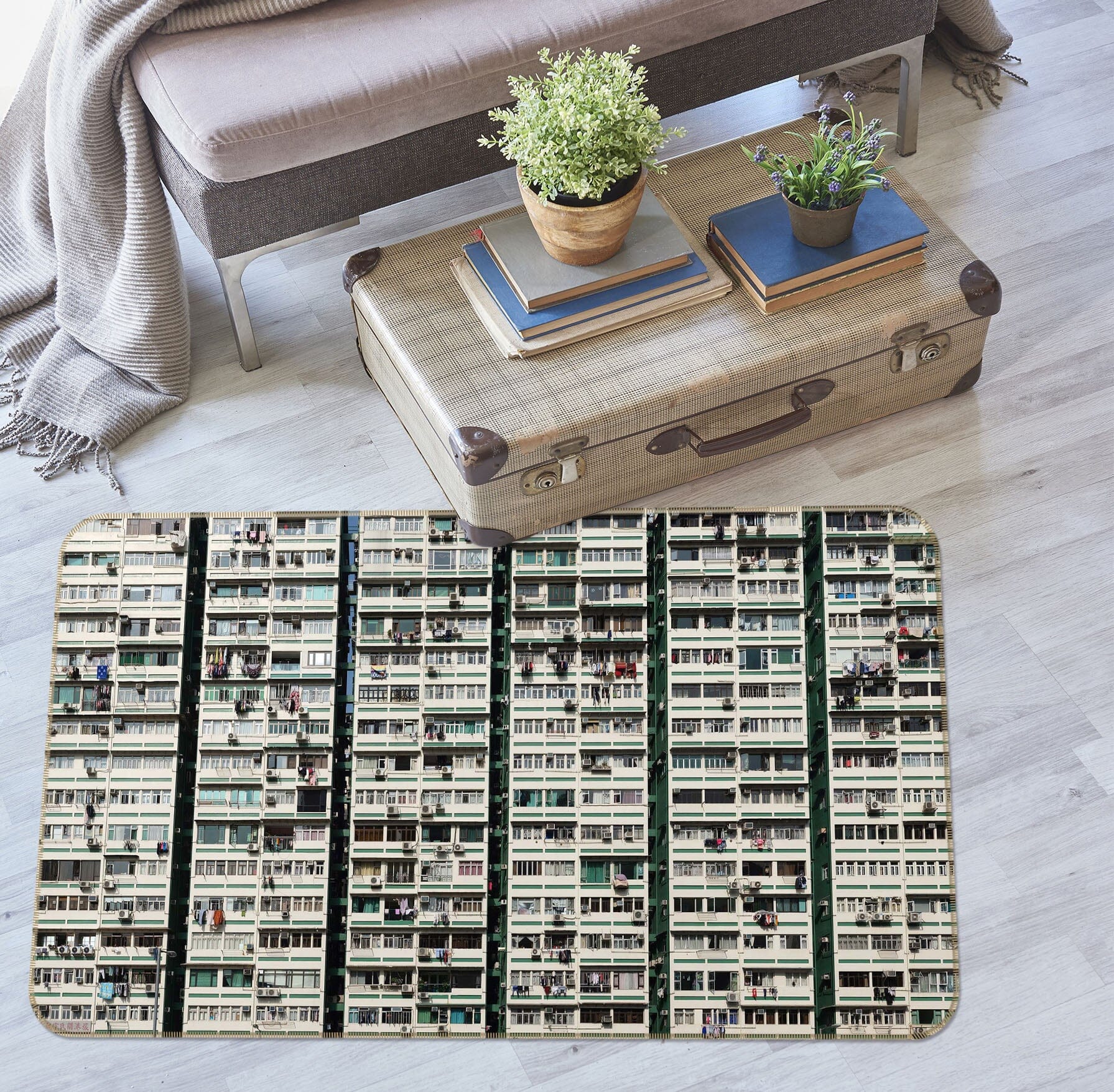 3D Residential 1103 Marco Carmassi Rug Non Slip Rug Mat Mat AJ Creativity Home