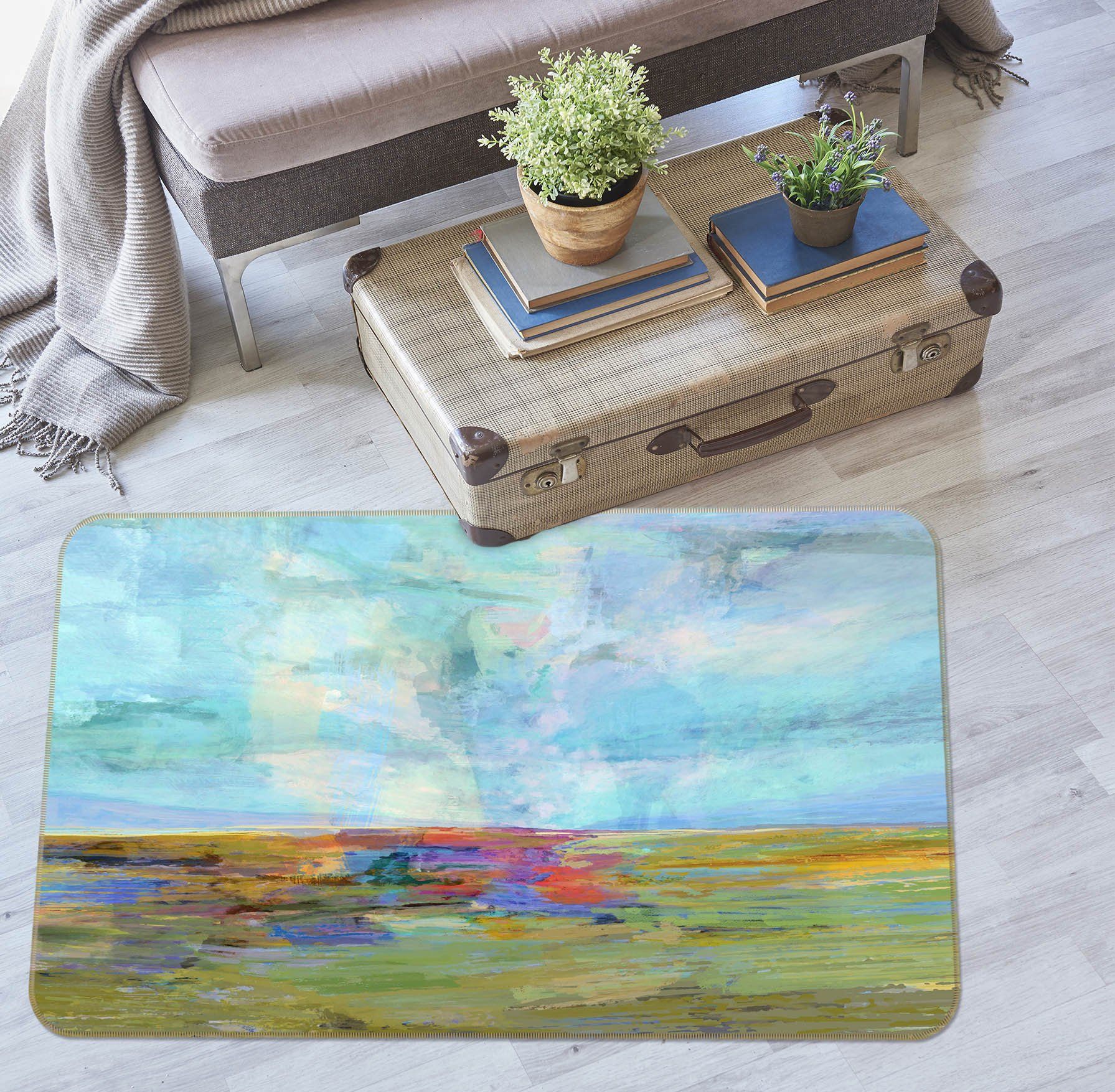 3D Beautiful Steppe 1018 Michael Tienhaara Rug Non Slip Rug Mat Mat AJ Creativity Home