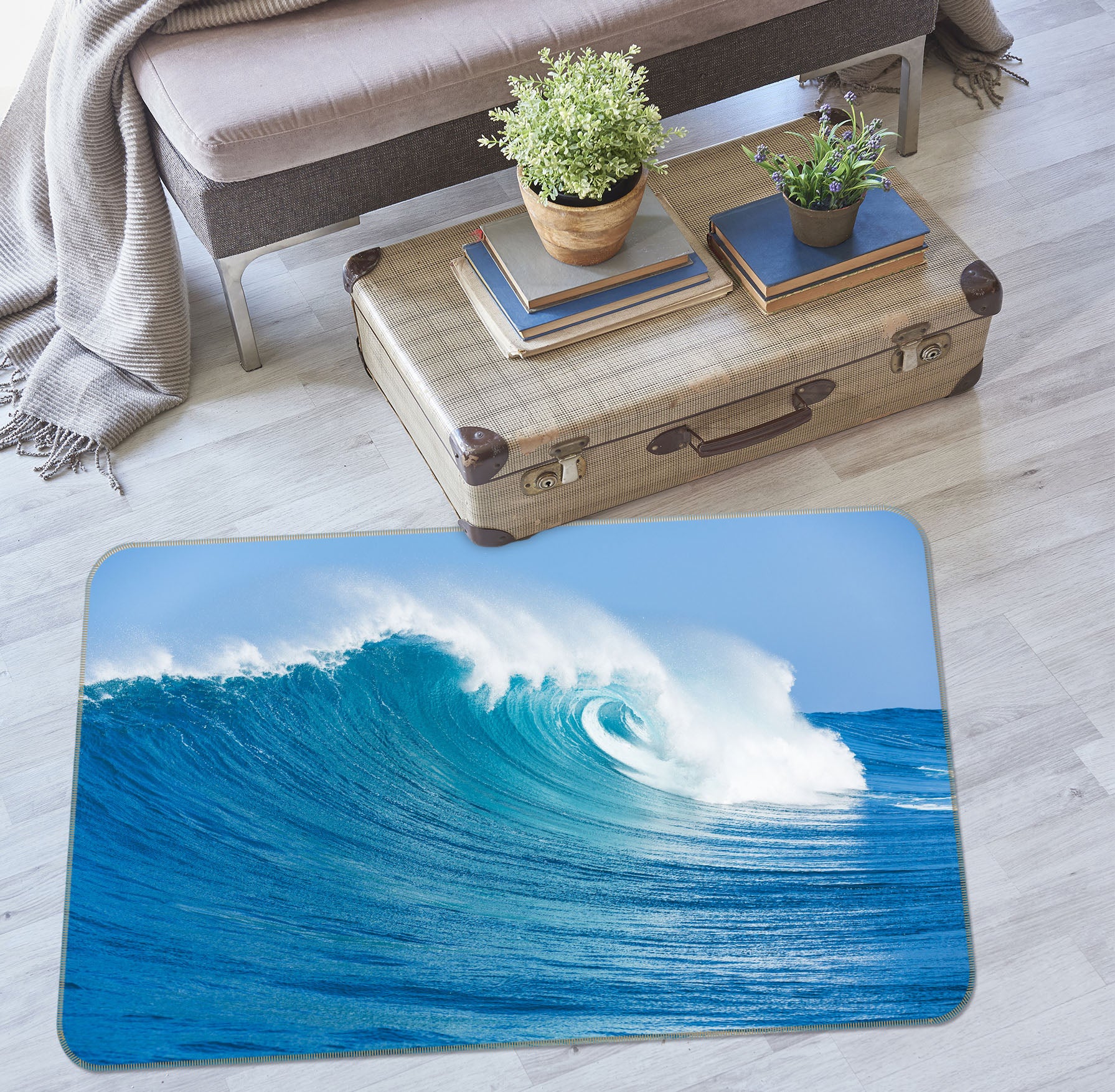 3D Waves 36012 Non Slip Rug Mat