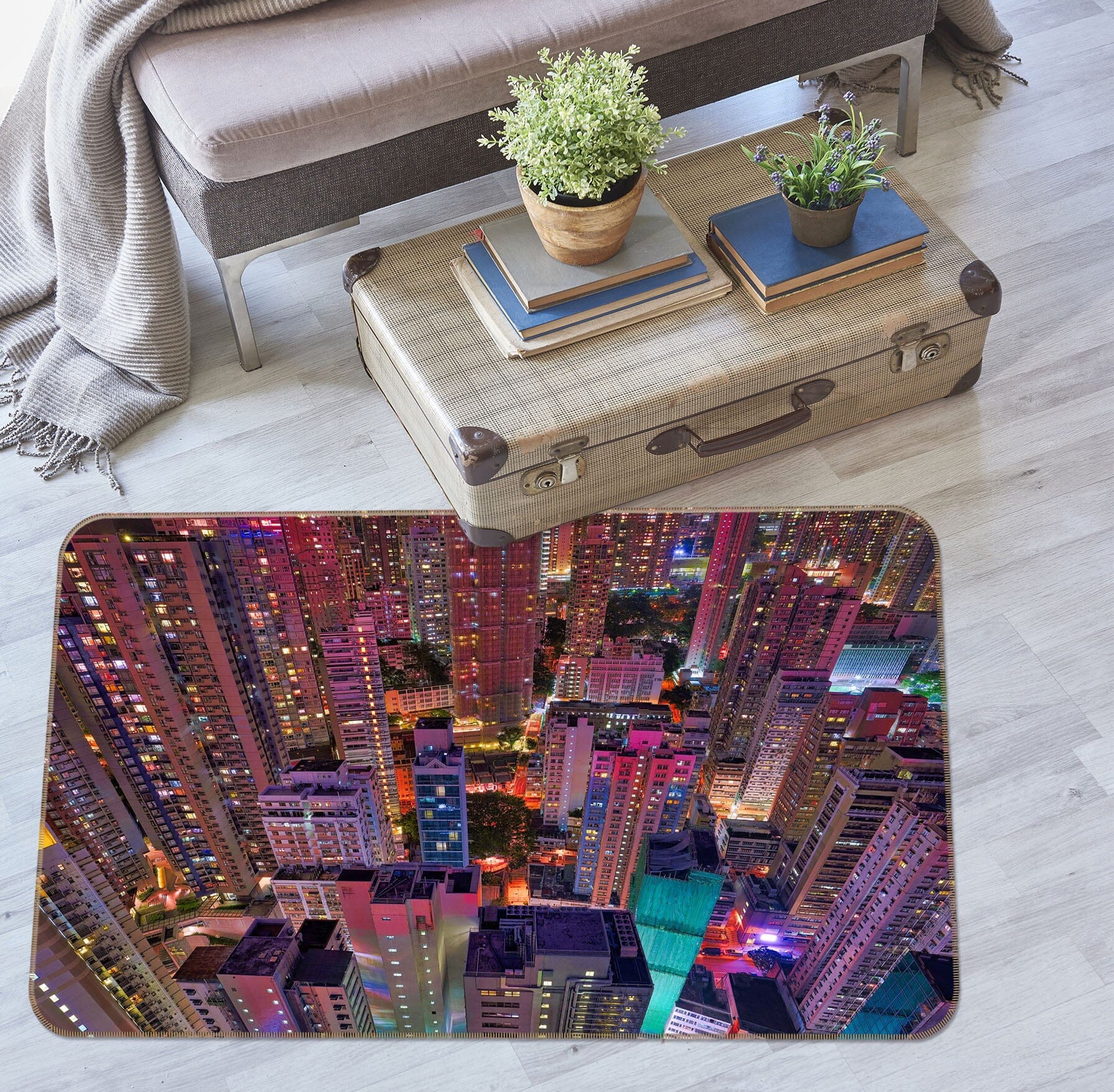 3D Tall Building 1187 Marco Carmassi Rug Non Slip Rug Mat Mat AJ Creativity Home