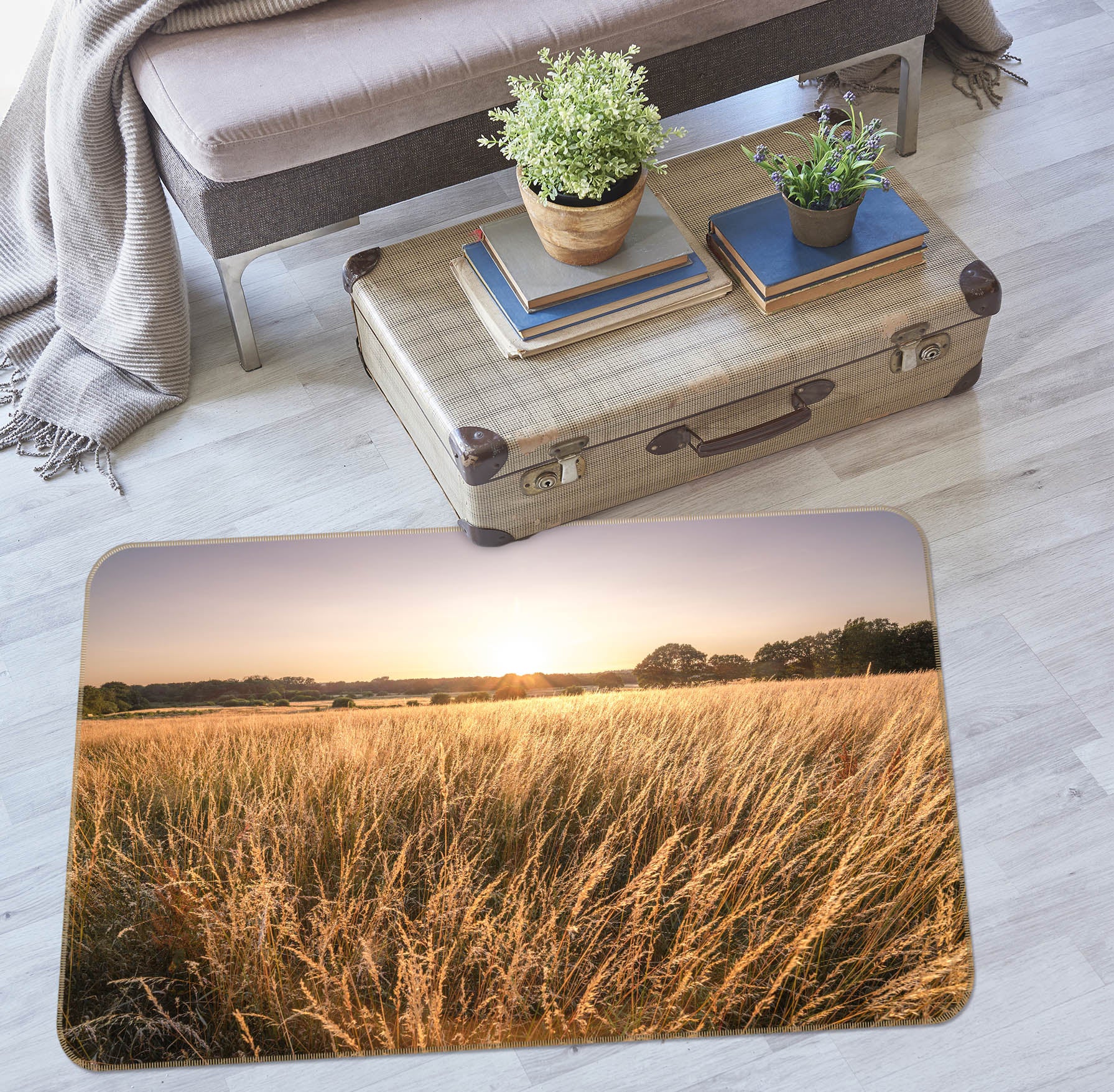 3D Reeds 83276 Assaf Frank Rug Non Slip Rug Mat