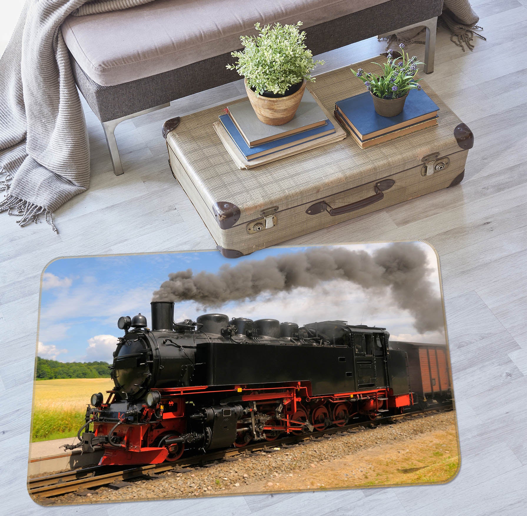 3D Train 38223 Vehicle Non Slip Rug Mat