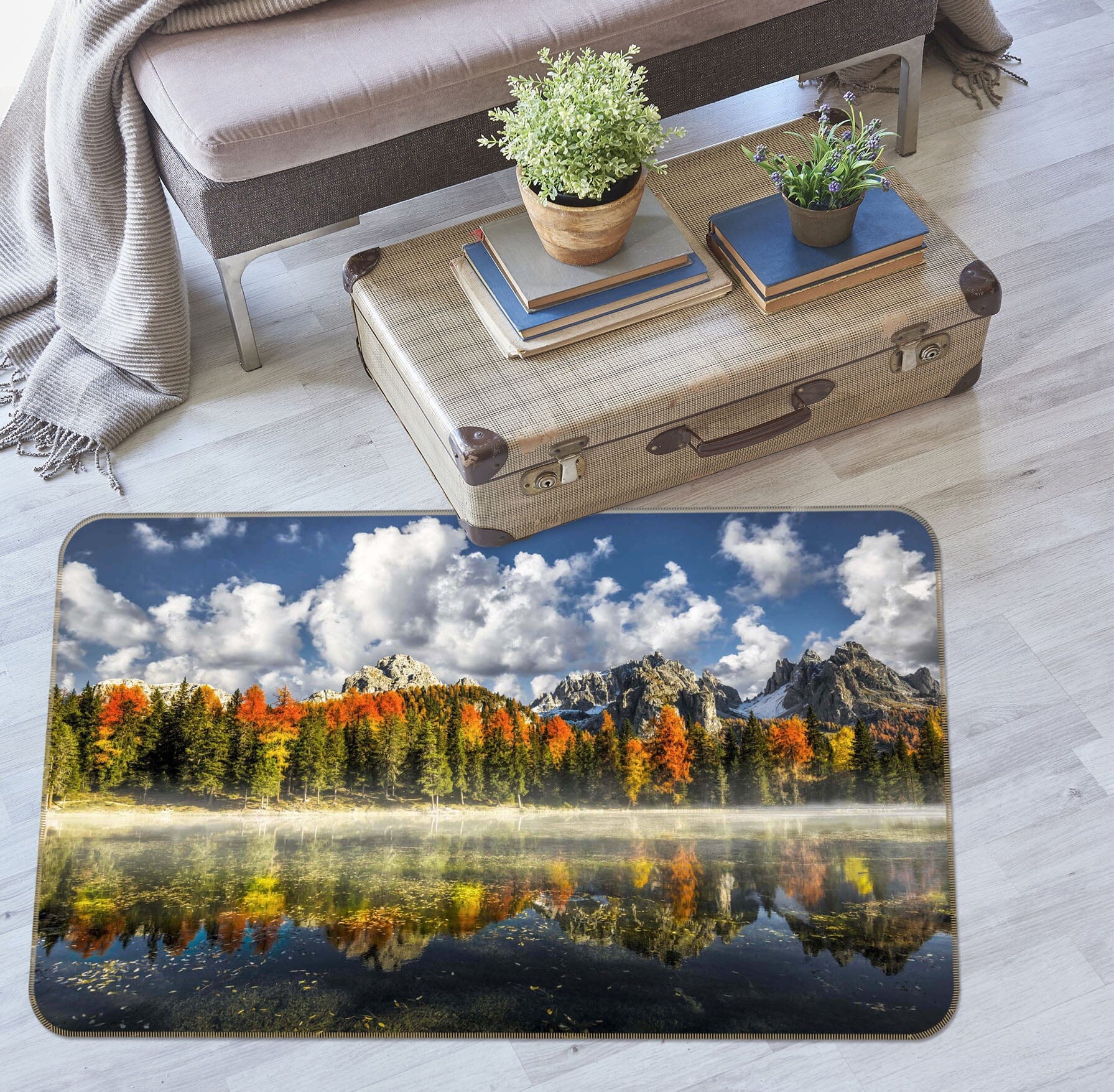 3D Clear Lake 1129 Marco Carmassi Rug Non Slip Rug Mat Mat AJ Creativity Home