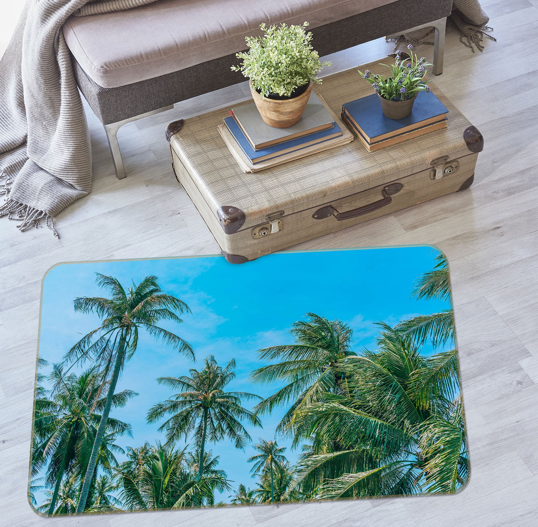 3D Coconut Grove 31101 Non Slip Rug Mat