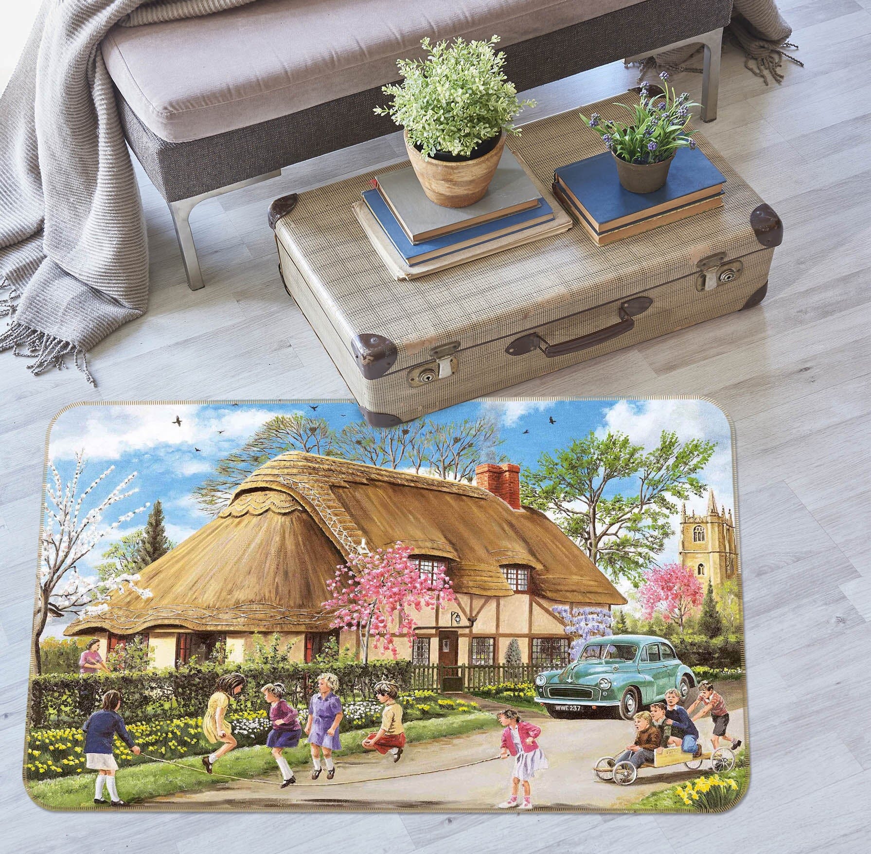 3D Spring In Their Heels 1102 Trevor Mitchell Rug Non Slip Rug Mat Mat AJ Creativity Home