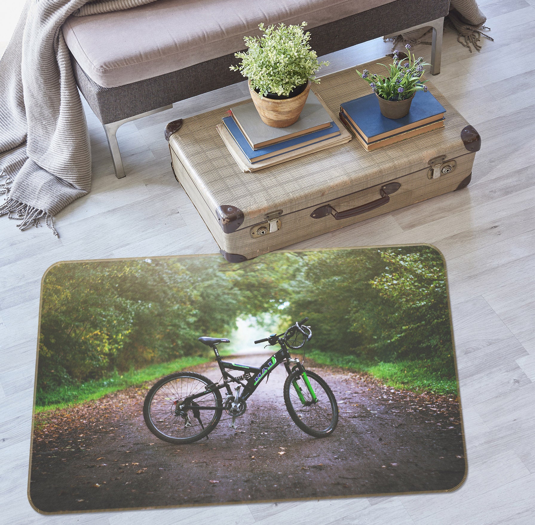 3D Bicycle 39012 Vehicle Non Slip Rug Mat