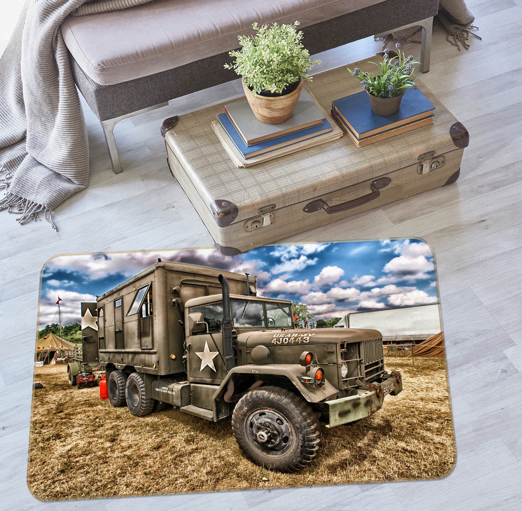 3D Grass Car 42032 Vehicle Non Slip Rug Mat